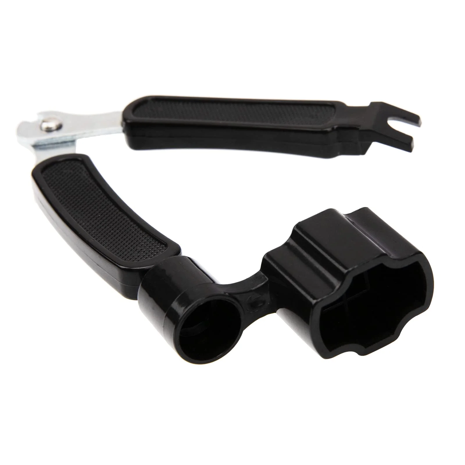 2Pcs Yootones Multifunction Guitar String Winder Bridge Pin Remover Speed Peg Puller & Pin Remover String Cutter Compatible with Guitar Bass Repair Tool (Black) - Image 5
