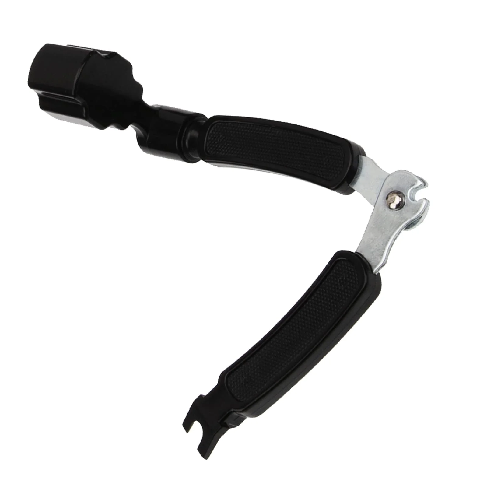 2Pcs Yootones Multifunction Guitar String Winder Bridge Pin Remover Speed Peg Puller & Pin Remover String Cutter Compatible with Guitar Bass Repair Tool (Black) - Image 6