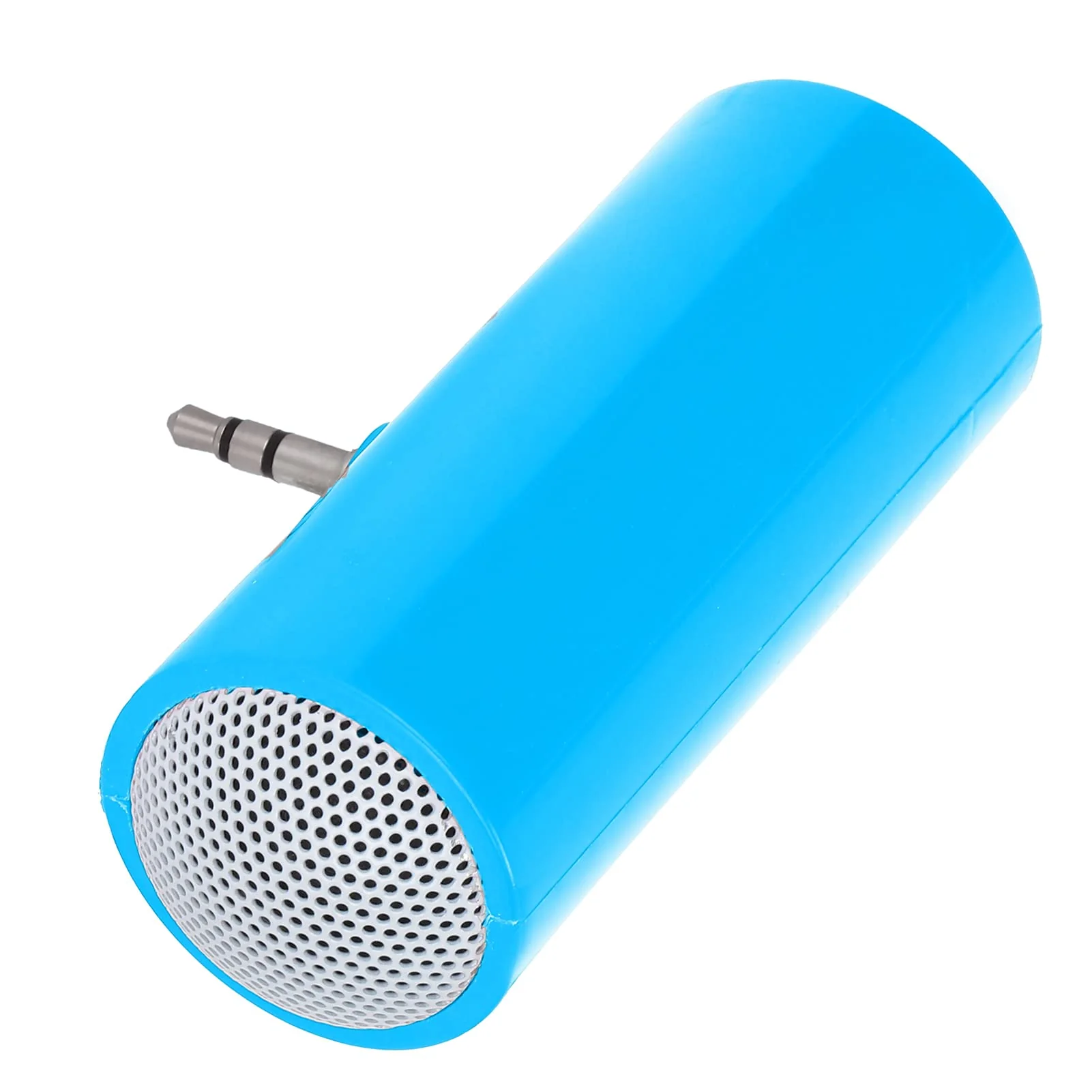 3.5 mm Jack Stereo Mini Speaker Portable Plug in Speaker for Mobile Phones and Tablets Plug in Speakers Mini Speaker with Aux Input Pillow for Sleeping Extern (Blue) Blue