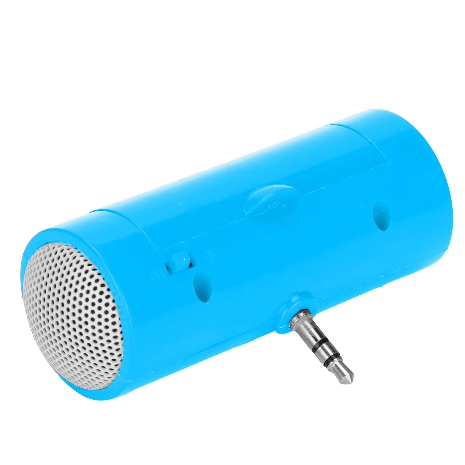 3.5 mm Jack Stereo Mini Speaker Portable Plug in Speaker for Mobile Phones and Tablets Plug in Speakers Mini Speaker with Aux Input Pillow for Sleeping Extern (Blue) Blue - Image 6