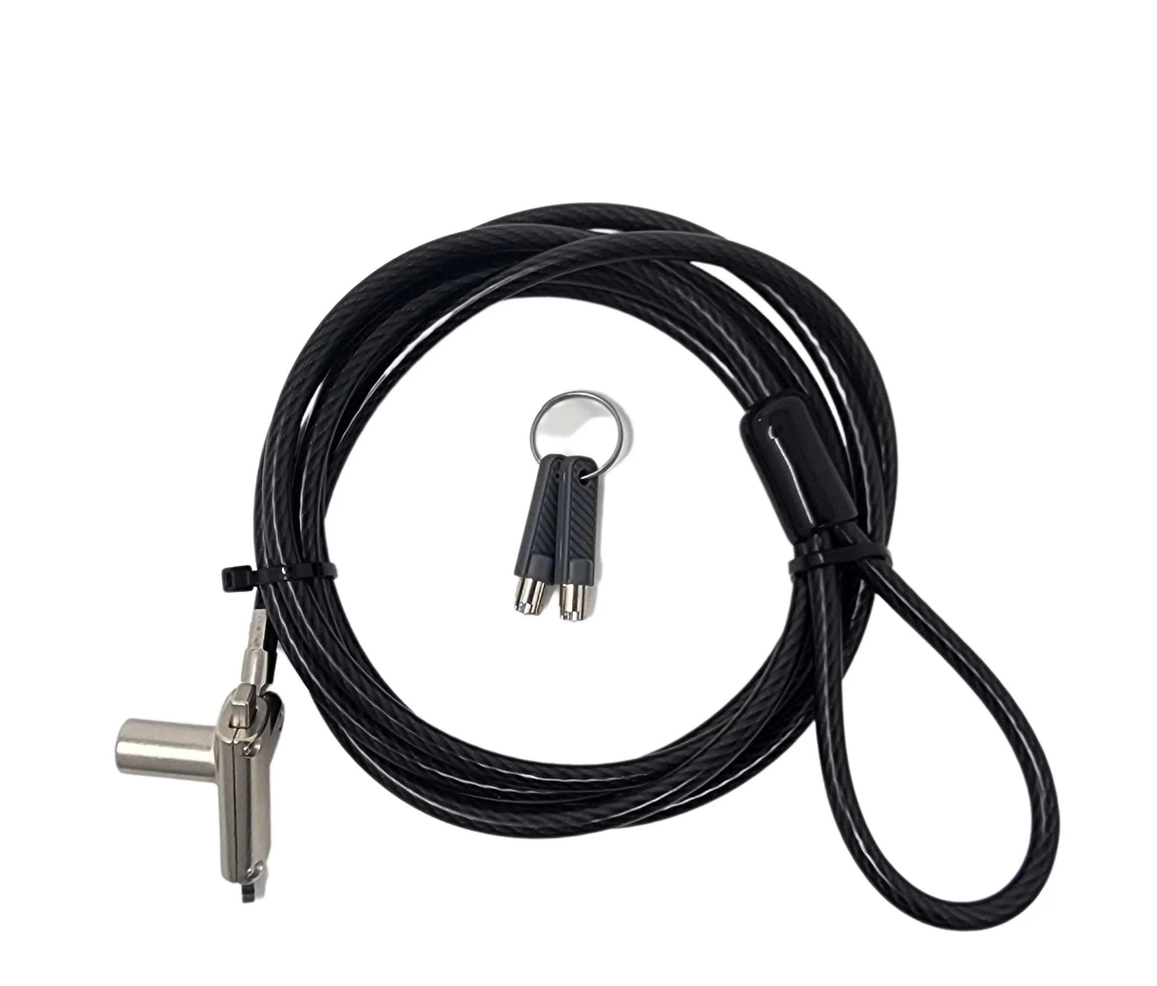 3 in 1 Black Notebook/Laptop Lock for Kensington, Nano, and Wedge Security Slots - Image 2