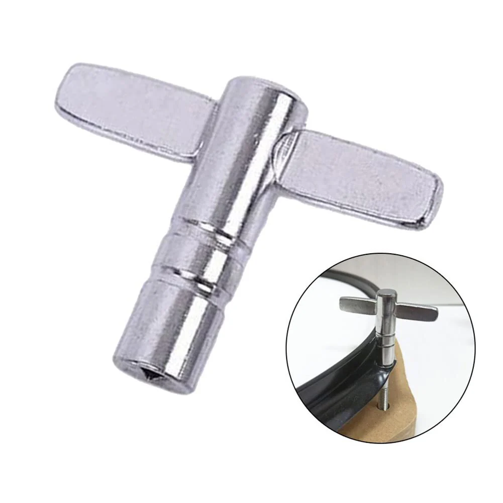 3 Pack Drum Key Tool Set Continuous Speed Motion Drum Adjustment Tuning Keys T Style Z Style Universal Standard 1/4 inch Socket Square Wrench Turner for Percussion Snare Drum Kit Kids Drums - Image 3
