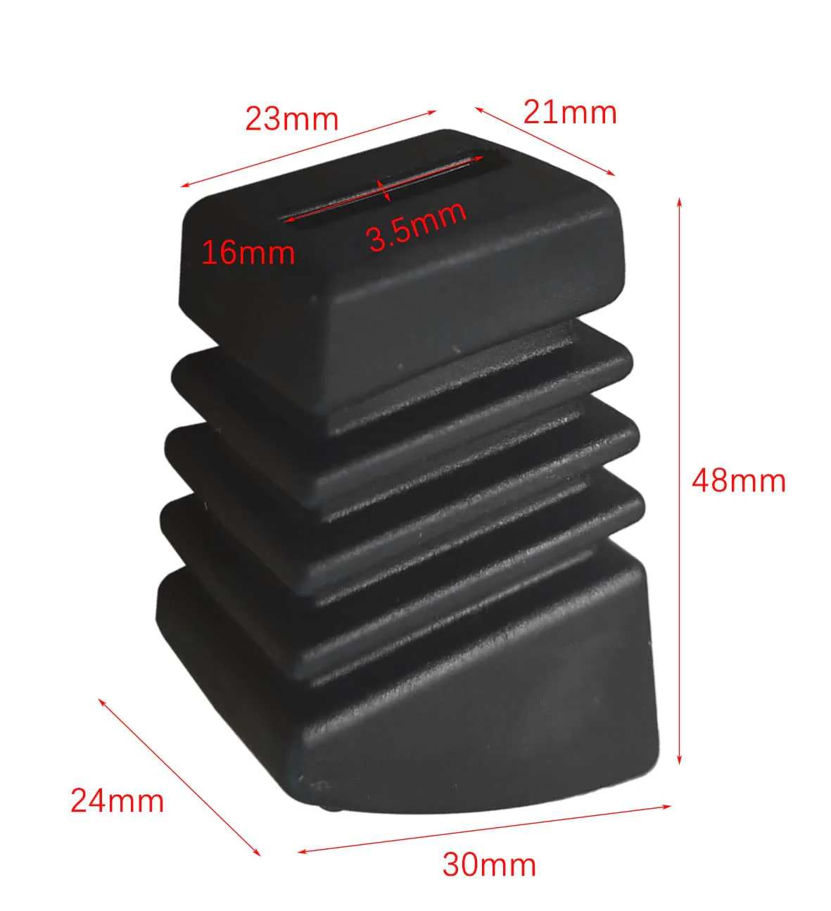3/Pack Drum kit Rubber Feet Rack Stand Rubber Feet Drum Leg Protectors for Percussion Parts (Small - C) Small - C - Image 2