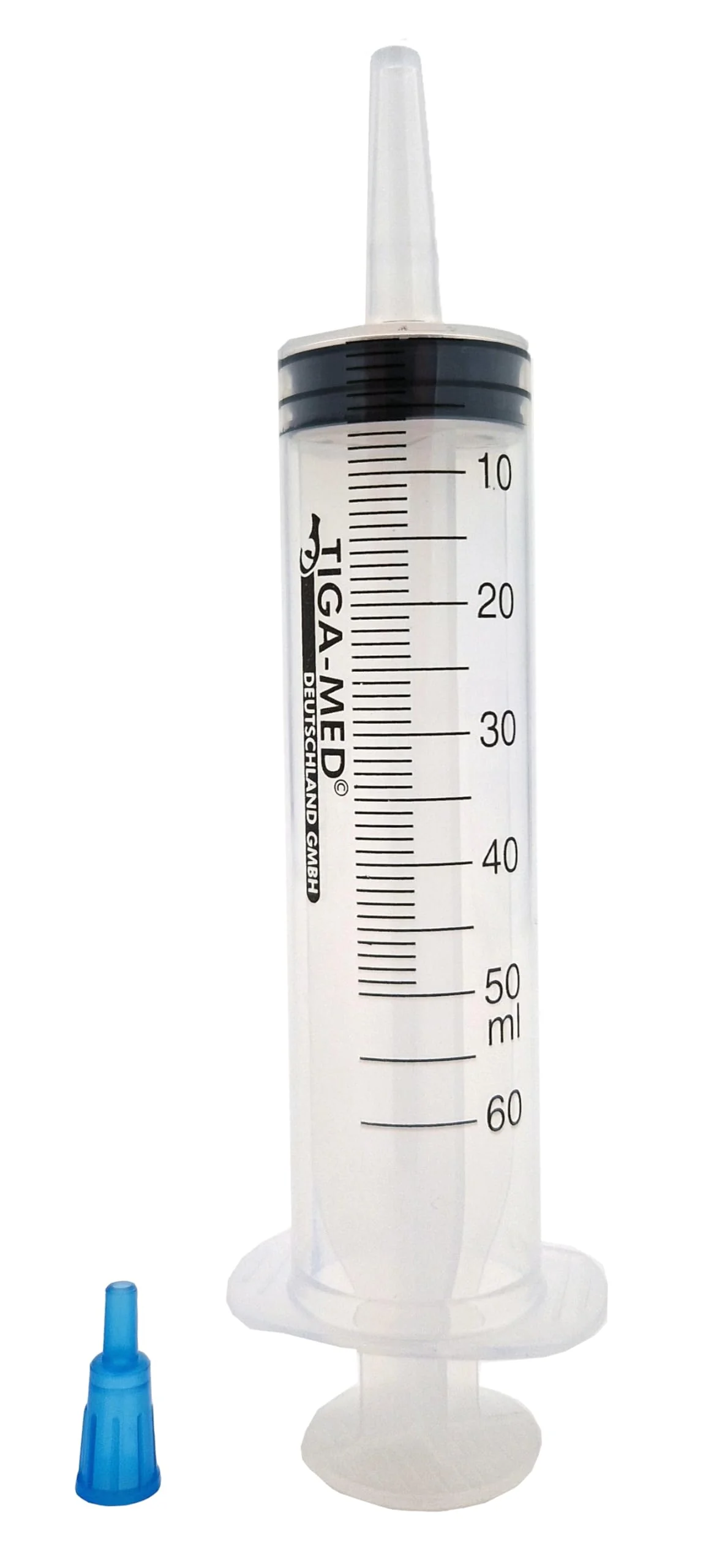 3-Part Syringes Catheter Tip Syringes Set 50/60 ml 10 Original Tiga-Med Quality - Image 4