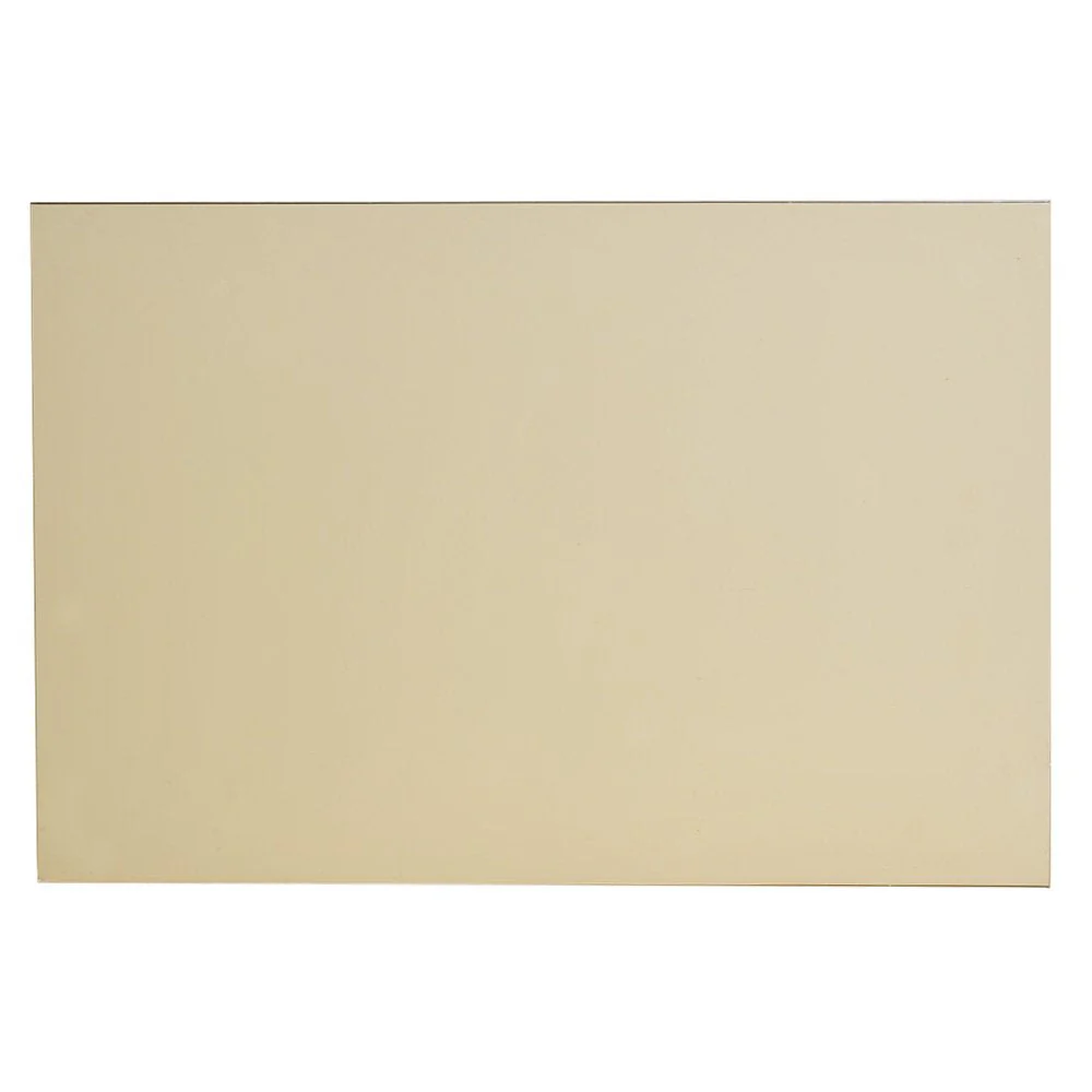3 Ply Guitar Pickguard 29x43cm DIY Blank Guitar Bass Pickguard Scratch Plate Material Sheet for Strat Tele Electric Guitar Jazz Precision Bass (Cream)