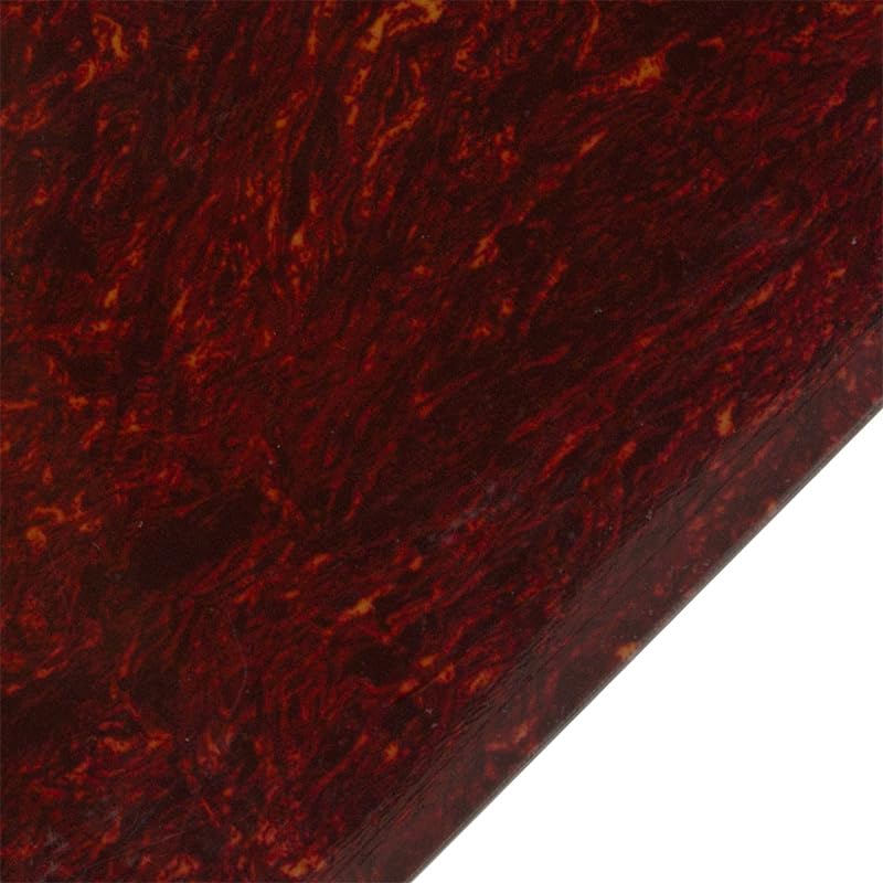 3 Ply Guitar Pickguard 29x43cm DIY Blank Guitar Bass Pickguard Scratch Plate Material Sheet for Strat Tele Electric Guitar Jazz Precision Bass (Red Tortoise Shell) Red Tortoise Shell - Image 2