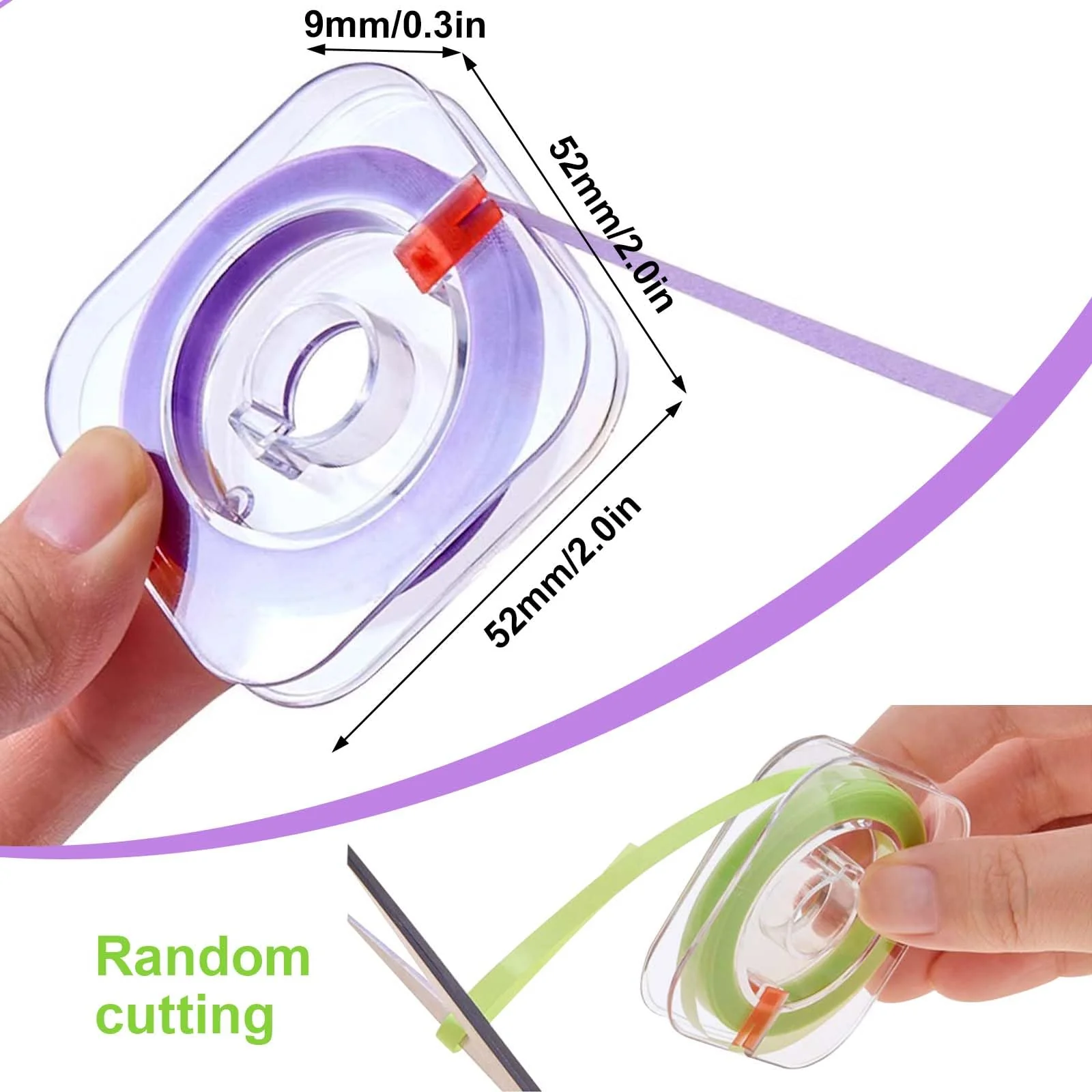 3 Rolls of Tooth Sandpaper, 20 μm, 30 μm, 50 μm, 6 m/Rolls Dental Polishing Strips, Dental Sanding Strips, Dental Sandpaper for Interdental Resin Tooth Polishing Interdental Sanding Tool - Image 2