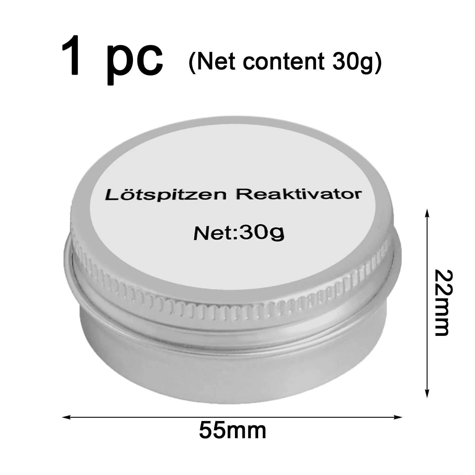 30 g Soldering Tip Cleaner, Soldering Tip Reactivator, Lead-Free Can, Gently Removes Strong Oxide Layers with Minimal Smoke Development - Image 2