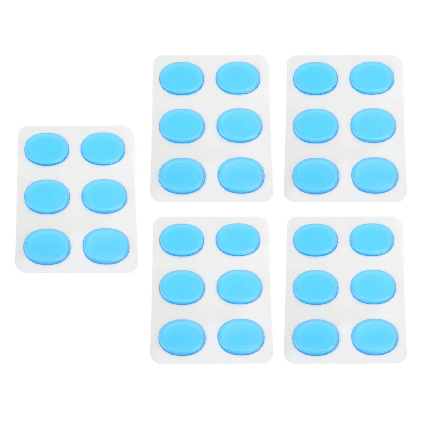 30Pcs Drum Dampeners Gel Pads Silicone Drum Silencers Sound Dampening Muffler Pads, Drum Dampeners Gels Silicone Gel Pads Soft Drum Dampeners for Drums Cymbals Tone Control,Black,Blue(Blue) - Image 8