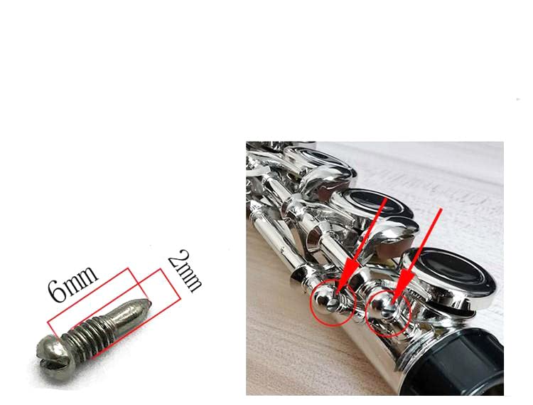 30pcs Saxophone Repair Parts Alto Sax Rat-tail Screws Kit Saxophone Accessories - Image 3