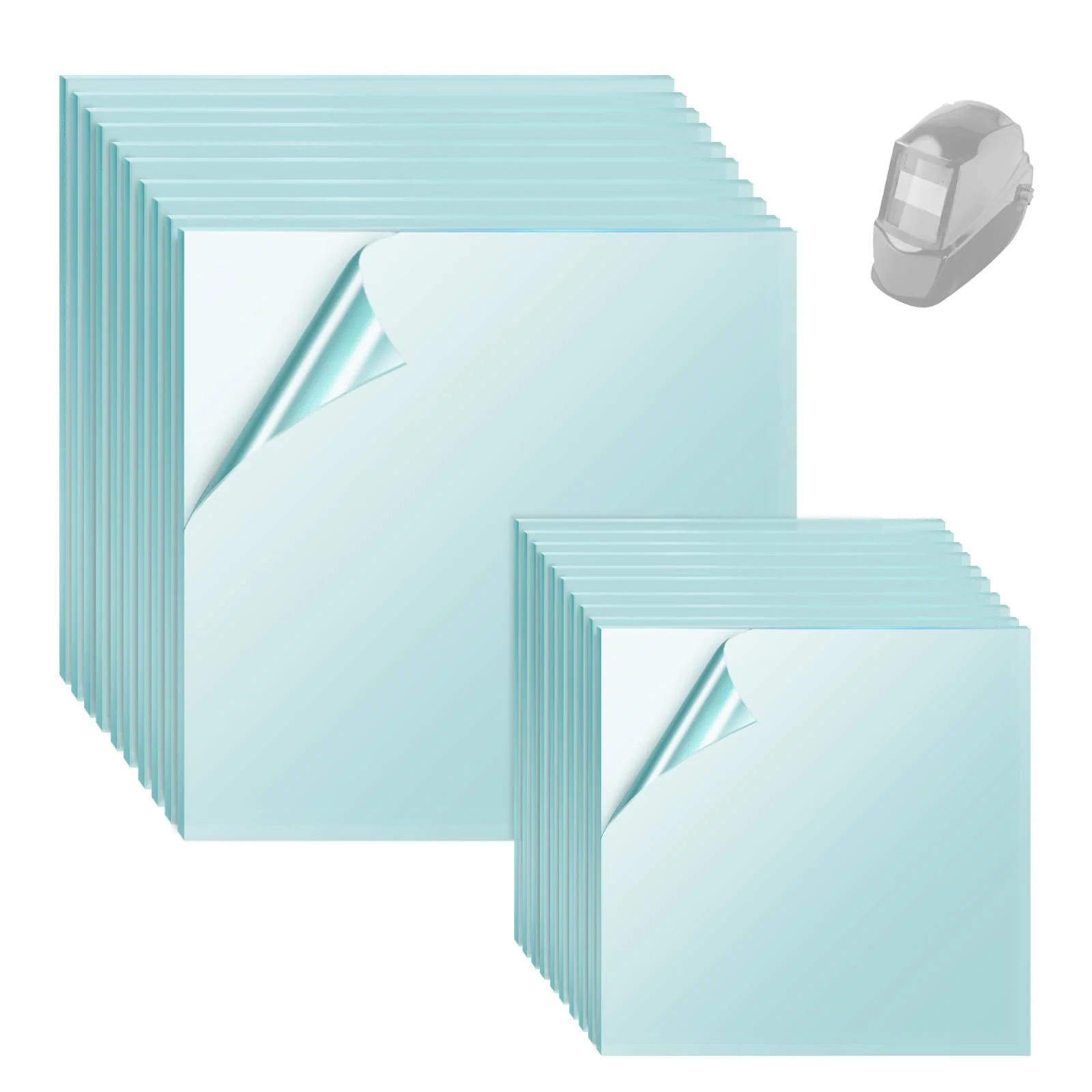 3350 Welding Helmet Lens for Lincoln Electric Viking Welding Hood Cover Clear Lenses - KP3044-1 KP2898-1 (10 PCS Inside + 10 PCS Outside)