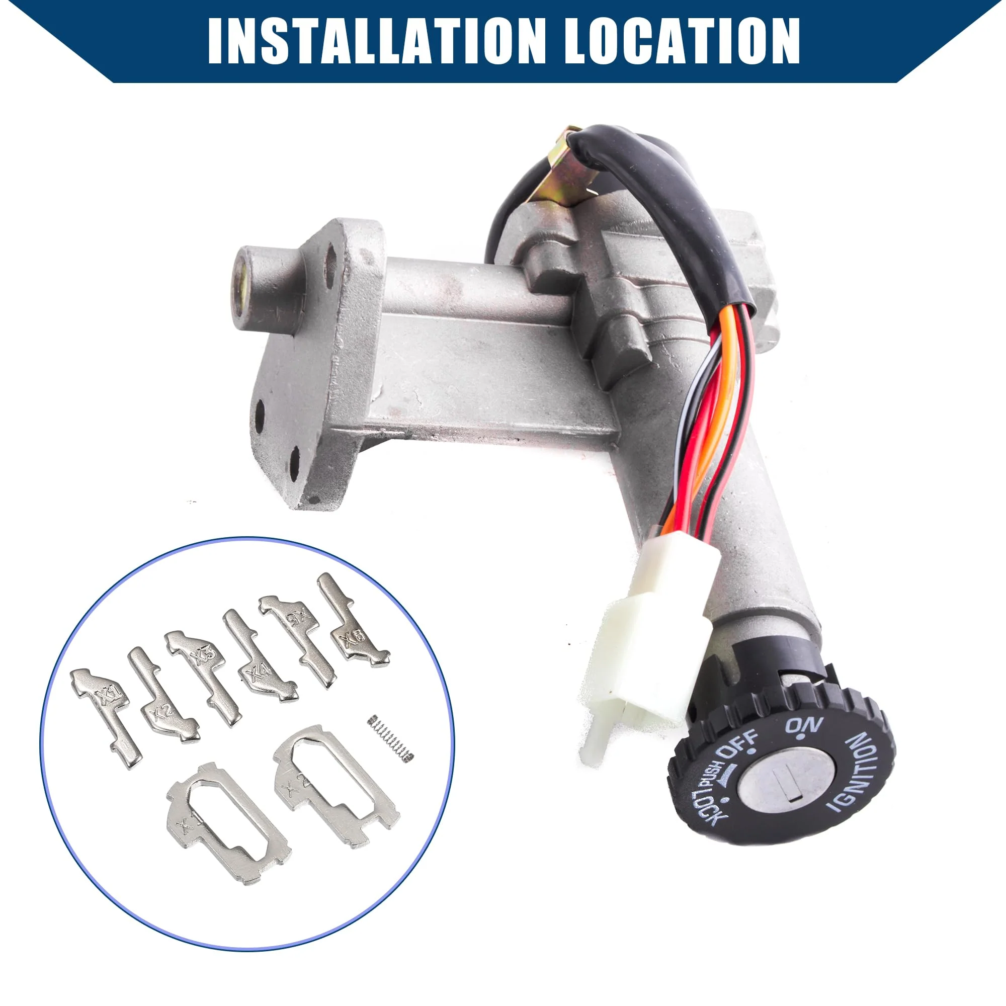 350pcs Car Lock Reed Lock Plate Auto Key for Honda HON66 Lock/Outer/Durable Metal / 1 Set Silver Tone - Image 3