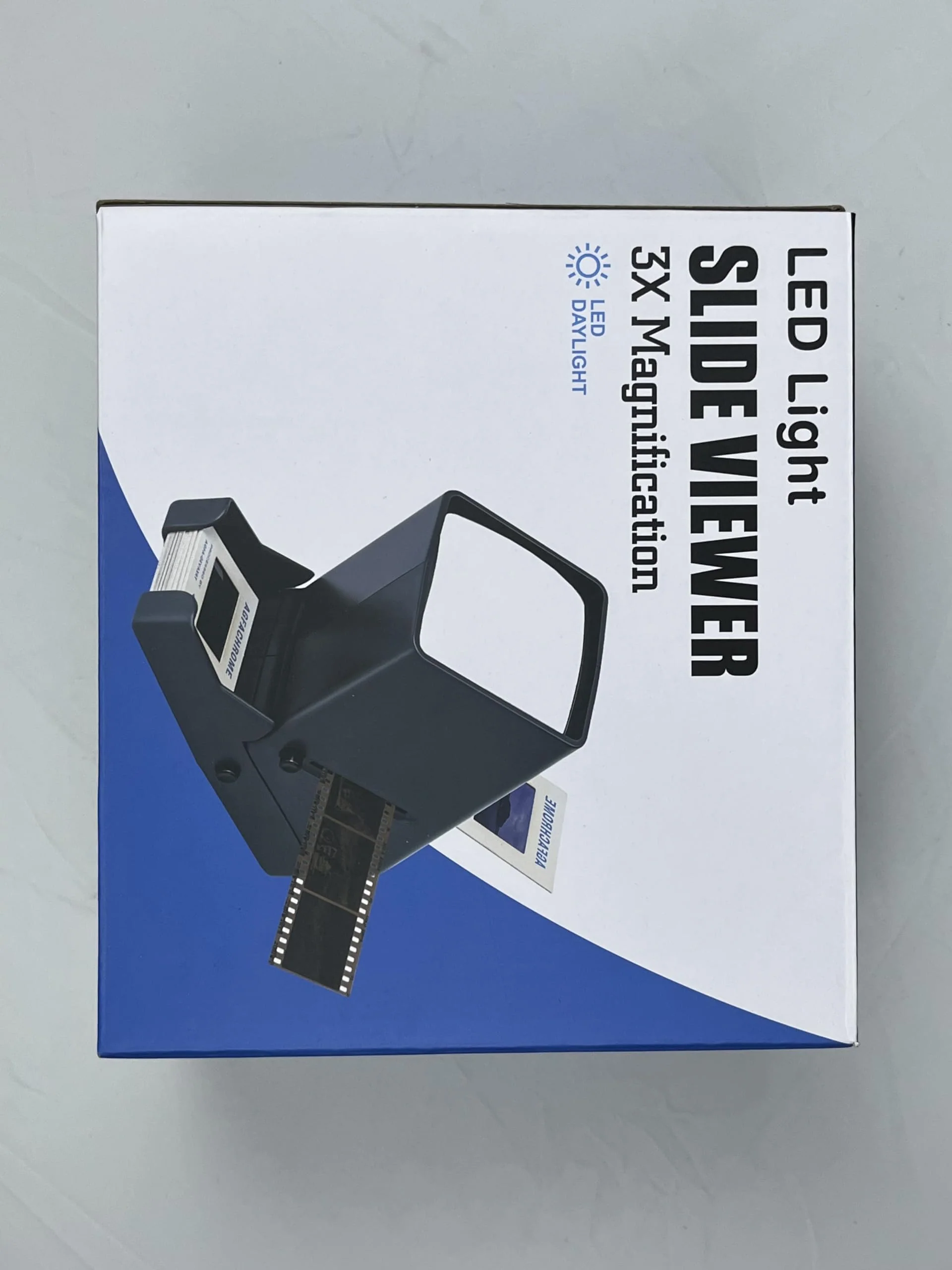 35mm Slide and Film Viewer, Negative Scanner, Desk Top LED Lighted Illuminated Viewing, 3X Magnification, USB Powered - Image 7