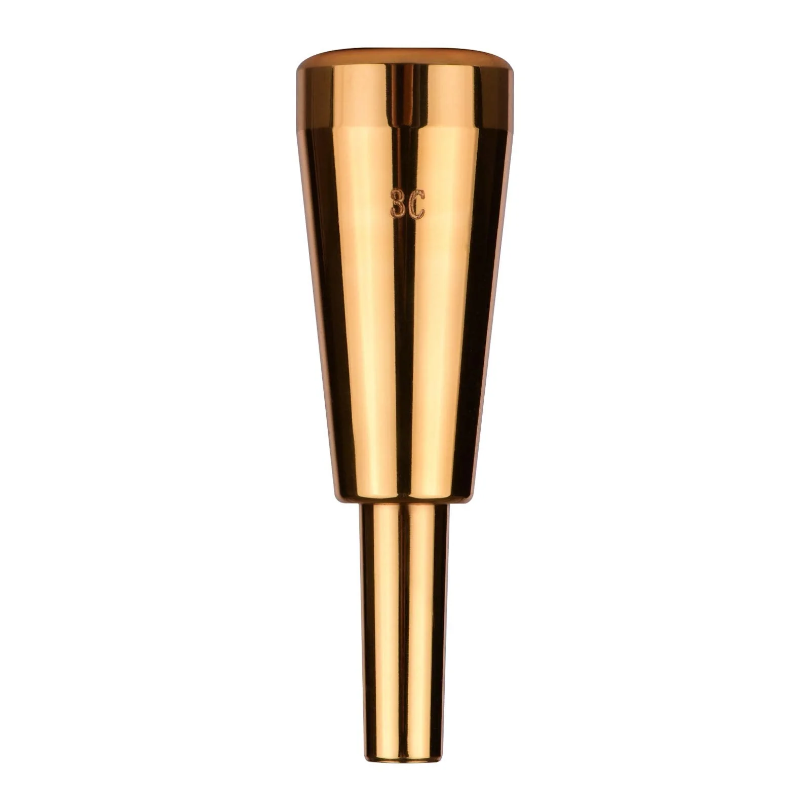 3C Trumpet Mouthpiece Megatone Thickened Heavier Mouthpiece Instrument Accessory with Bright Color for Standard Trumpets