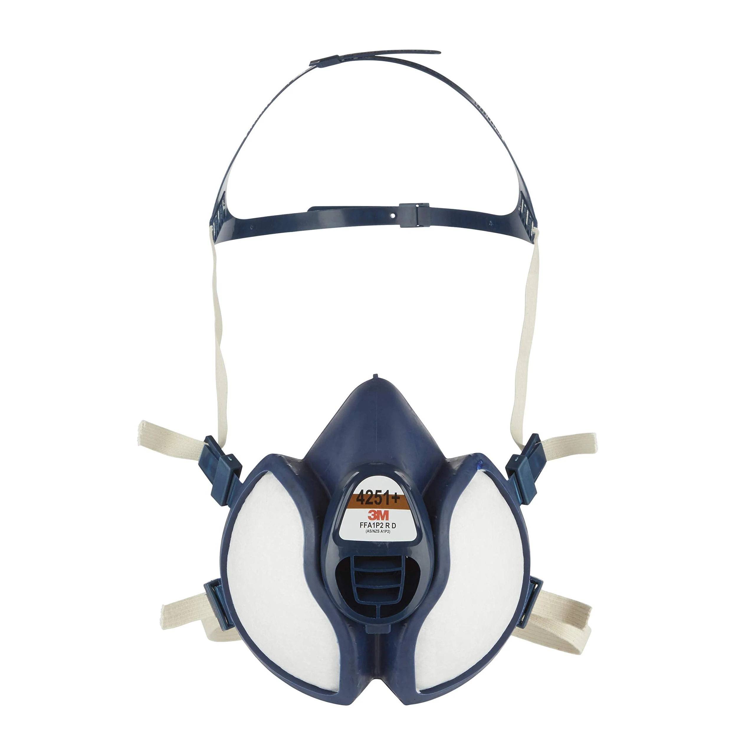3M Maintenance-Free Half-Face Respiratory Protection Mask, Filter 4251+ Single