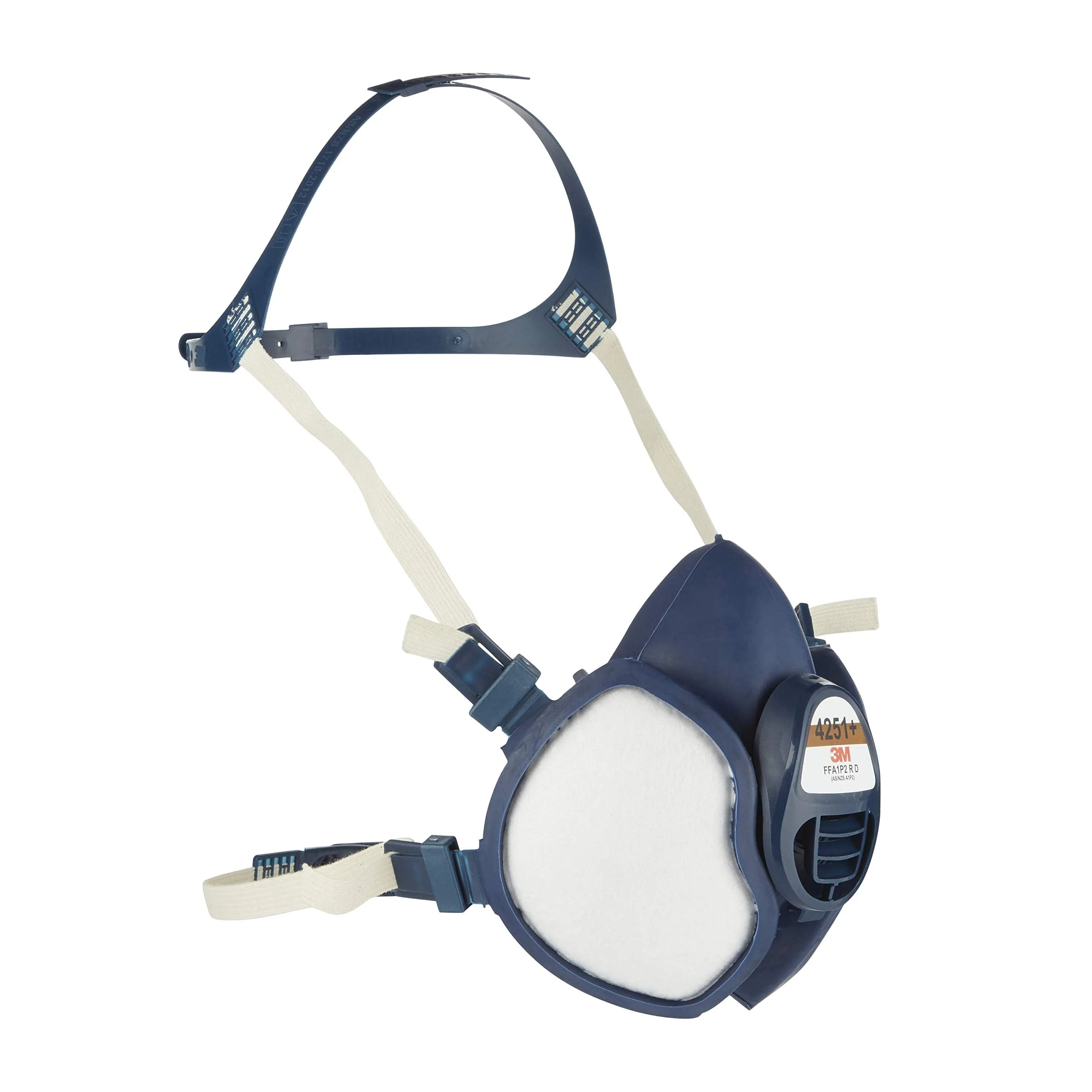 3M Maintenance-Free Half-Face Respiratory Protection Mask, Filter 4251+ Single - Image 2