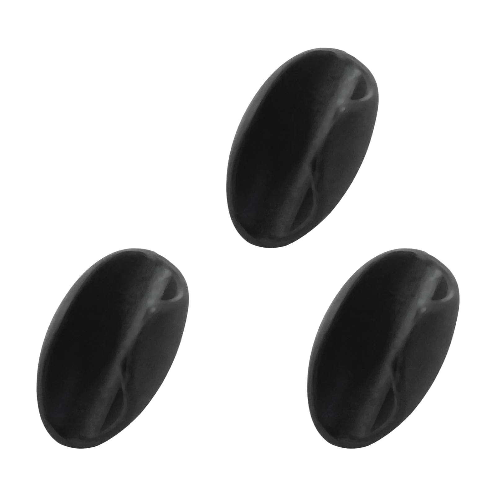 3Pcs Black Flute Thumb Rest Cushion, Soft Silicone Finger Cover for Flute Wind Instrument - Image 5