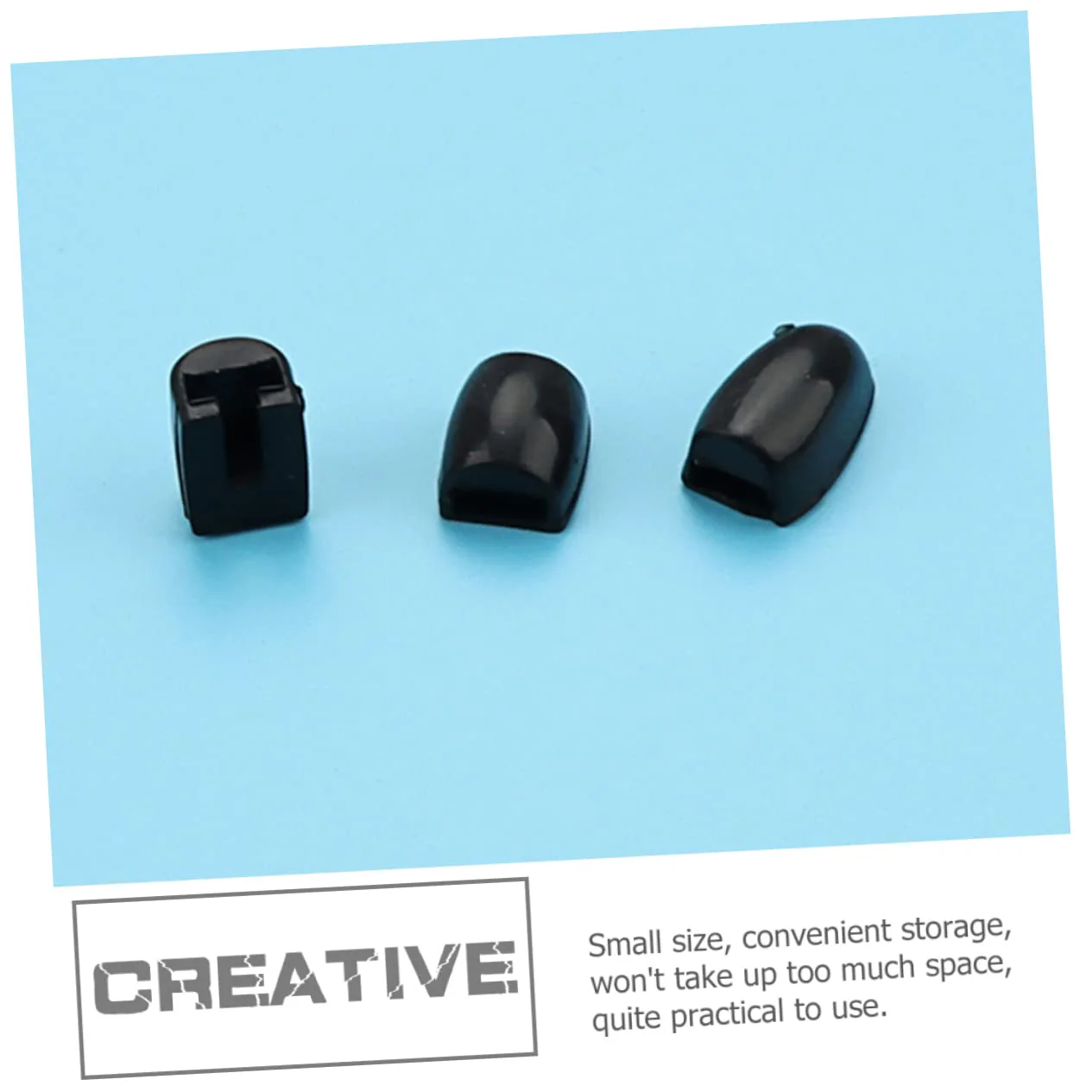 3pcs Sax silicone key saxophone parts accessories saxophone key risers alto sax ligature tenor sax flute accessories silicone sax side key cover thumb Saxphone 2.35X1.45CM Black - Image 3