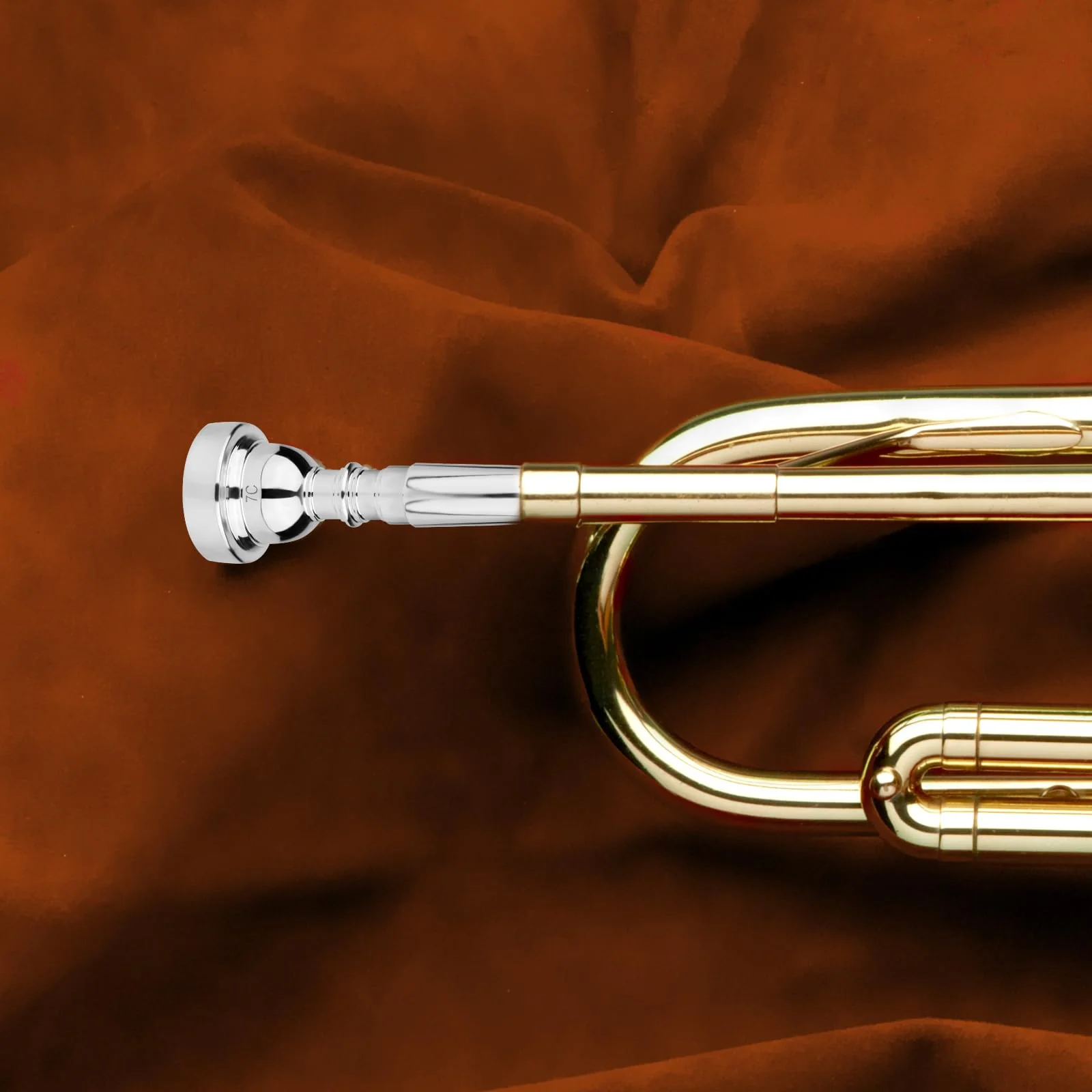 3pcs Trumpet Mouthpiece, 3C 5C 7C Trumpet Instrument Accessories Brass Trumpet Mouthpiece for Music Lovers Musicians Beginner Gifts - Image 5