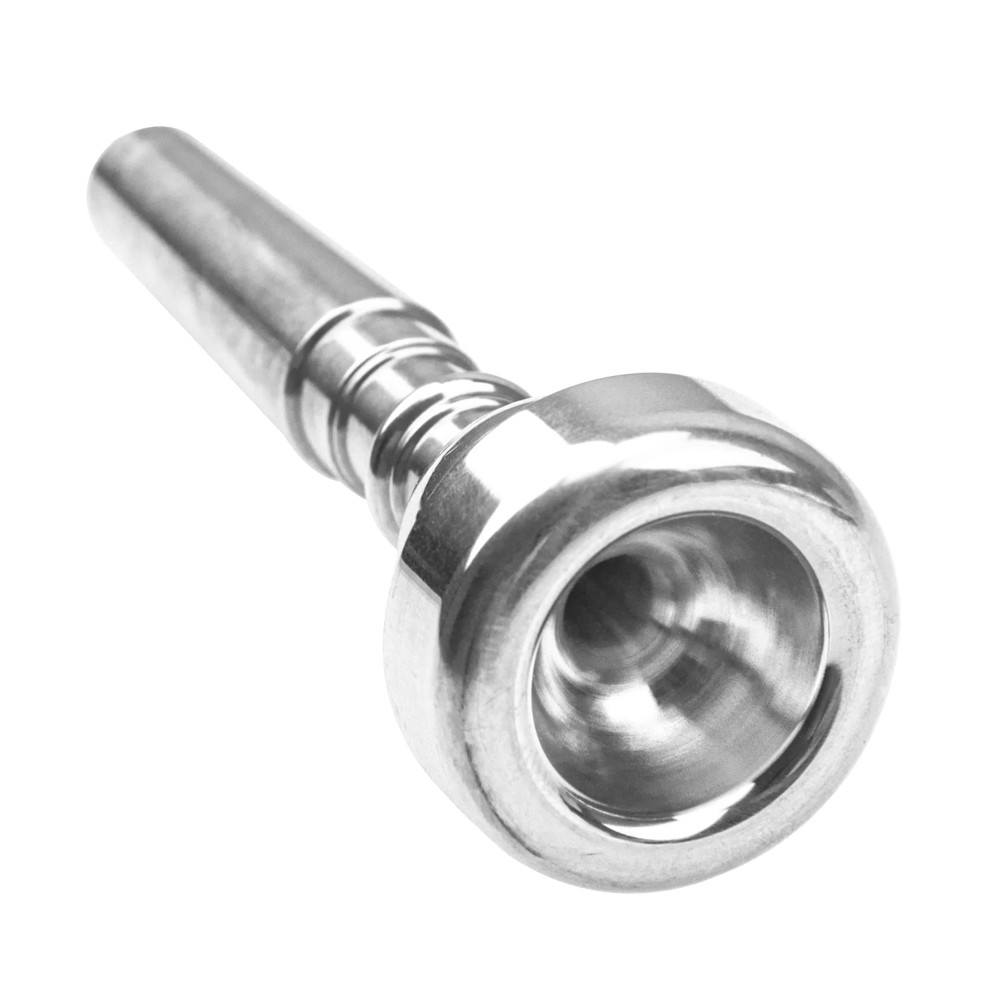 3Pcs Yootones Trumpet Mouthpiece 7C 5C 3C Trumpet Mouthpiece Set for Beginners and Professional Players (Silver) Silver - Image 4