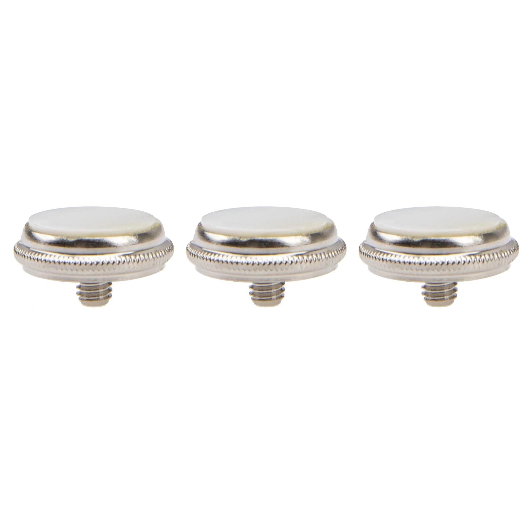 3Pcs Yootones Trumpet Valve Finger Buttons Musical Instruments Accessories Compatible with Trumpet Finger Button Musical Instruments Replacement Parts (White) White - Image 6