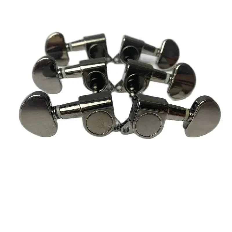 3R3L Guitar Machine Heads Tuning Pegs Keys Heads Black Nickel Finish, MS-TP101