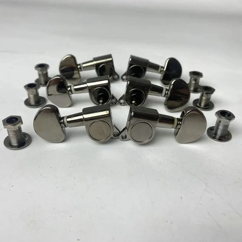 3R3L Guitar Machine Heads Tuning Pegs Keys Heads Black Nickel Finish, MS-TP101 - Image 6
