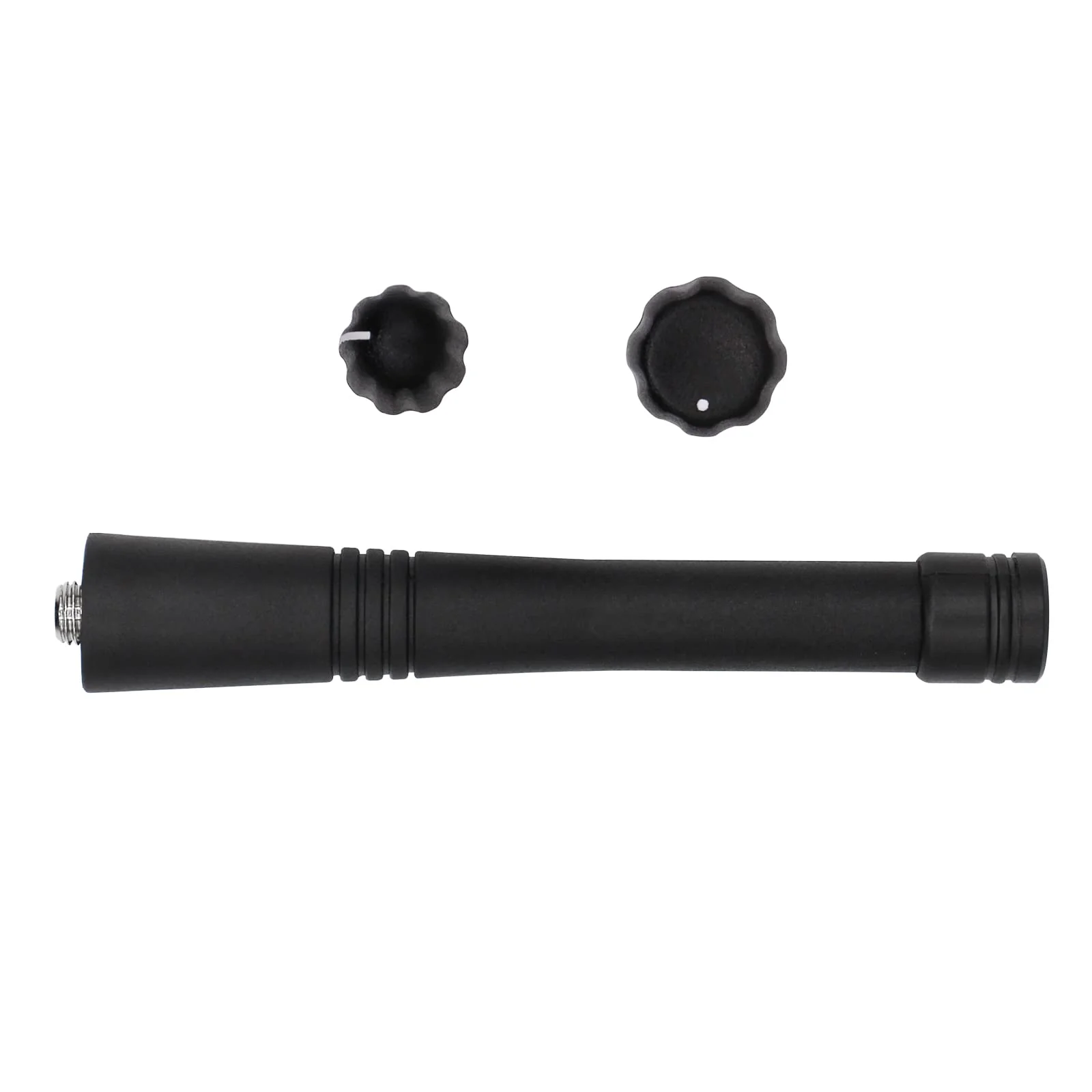 3Set VHF Stubby Antenna & Volume Knob + Channel Knob Cap for Motorola Radios CP200 CP200d CP150 CP040 PR400 HT750 HT1250 HT1550 PR860 EX500 EX600 Walkie Talkie Replacement Accessories - Image 6