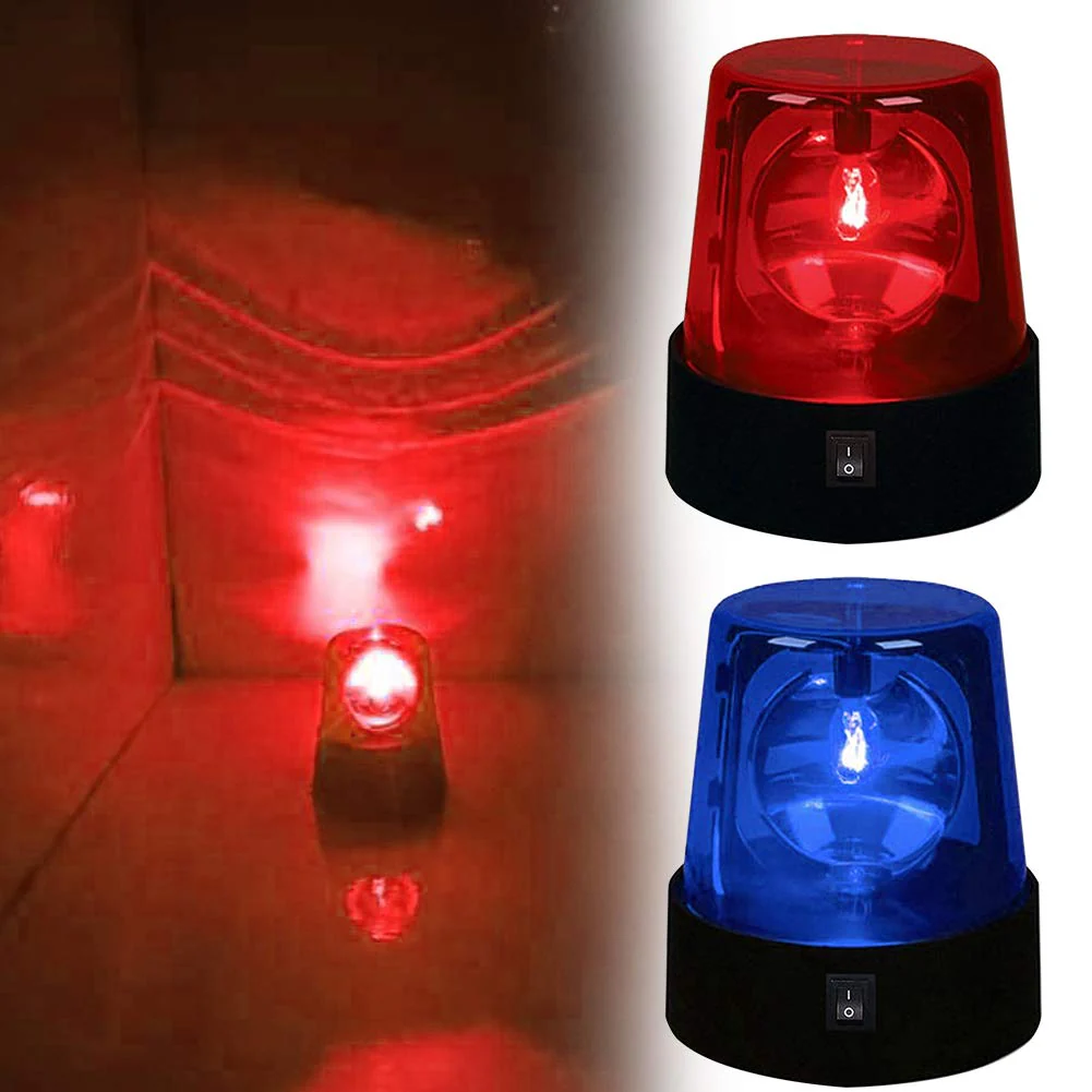 4.5" LED Strobe Light,Rotating Flashing Light,360 Degree Strobe Light,Disco Party Rotating Lamp,DJ Flashing Stage Lights,Perfect for club,home party, ballroom, show Bar etc(Red,1PC) 1pc Red - Image 2