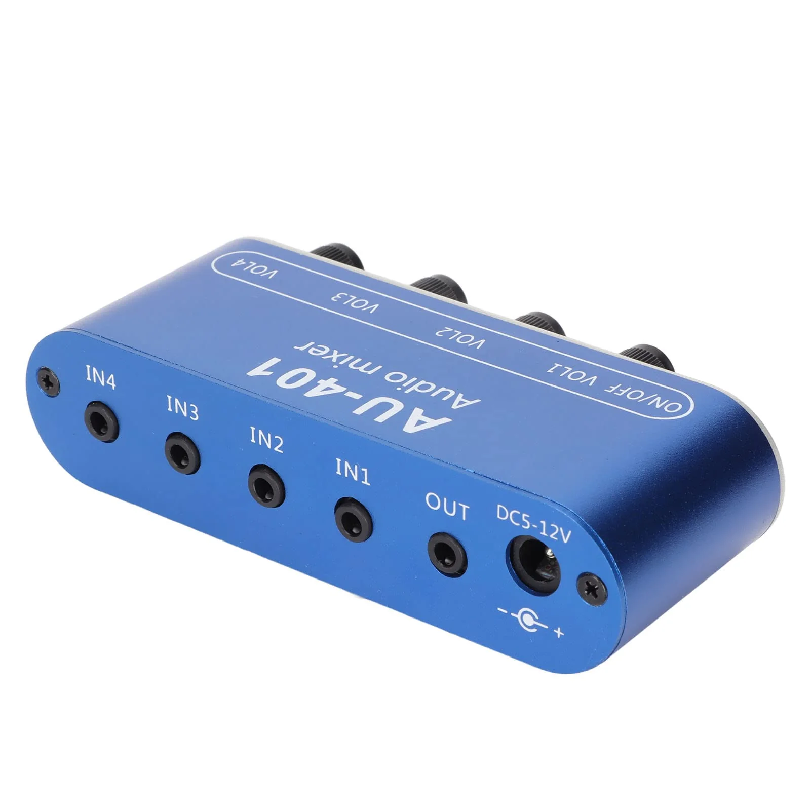 4 in 1 Out Mixer Stereo Switcher, Volume Adjustment Sound Mixer Selector, Mini DIY Headphones Amplifier, for PC Laptop Headphone Mobile Phone - Image 5