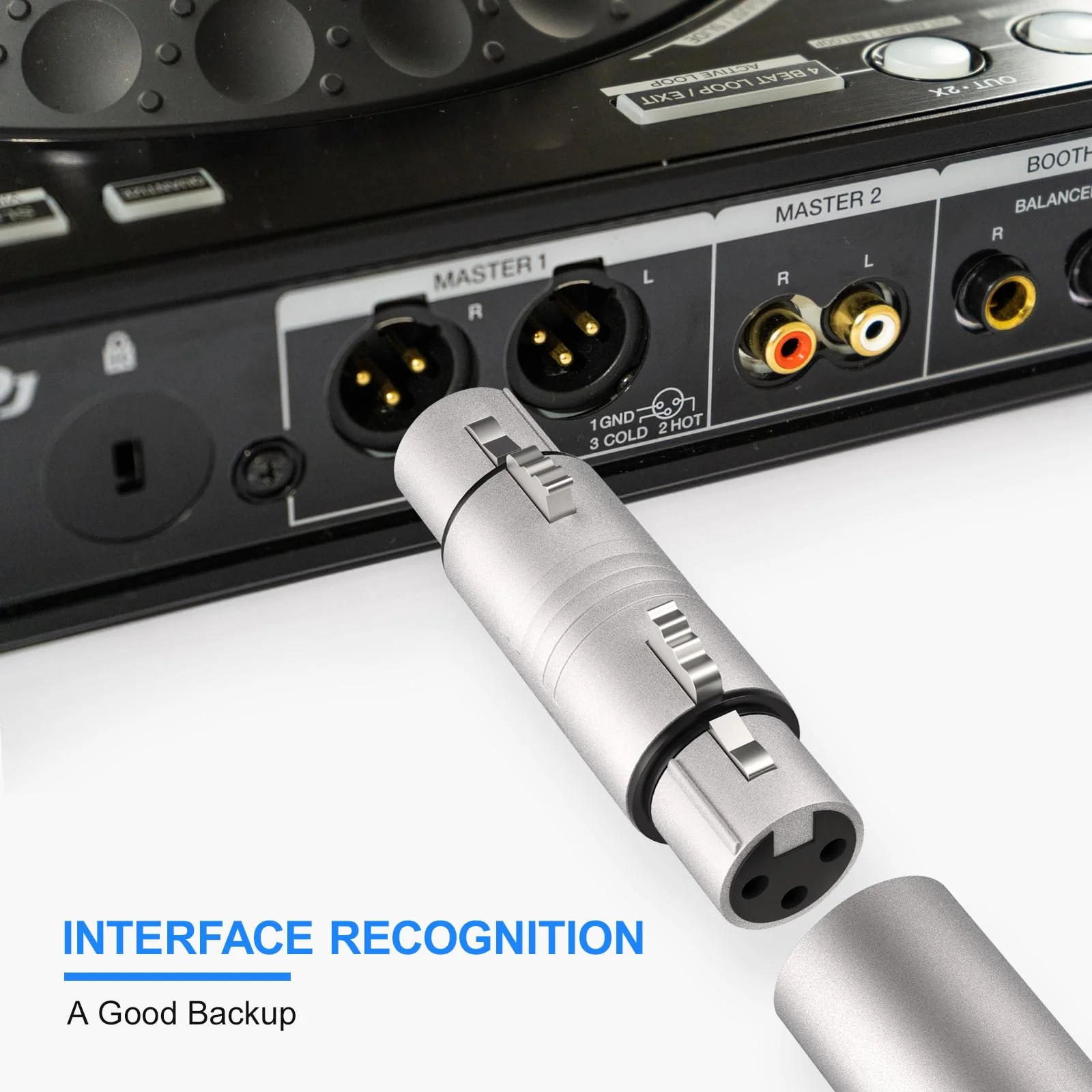 4 Pack (2 Pair) Professional XLR Adapter, XLR Male to Male & XLR Female to Female 3 Pin Connector for Microphone, Mixer, Silver Male to Male & Female to Female 2 Pair - Image 7