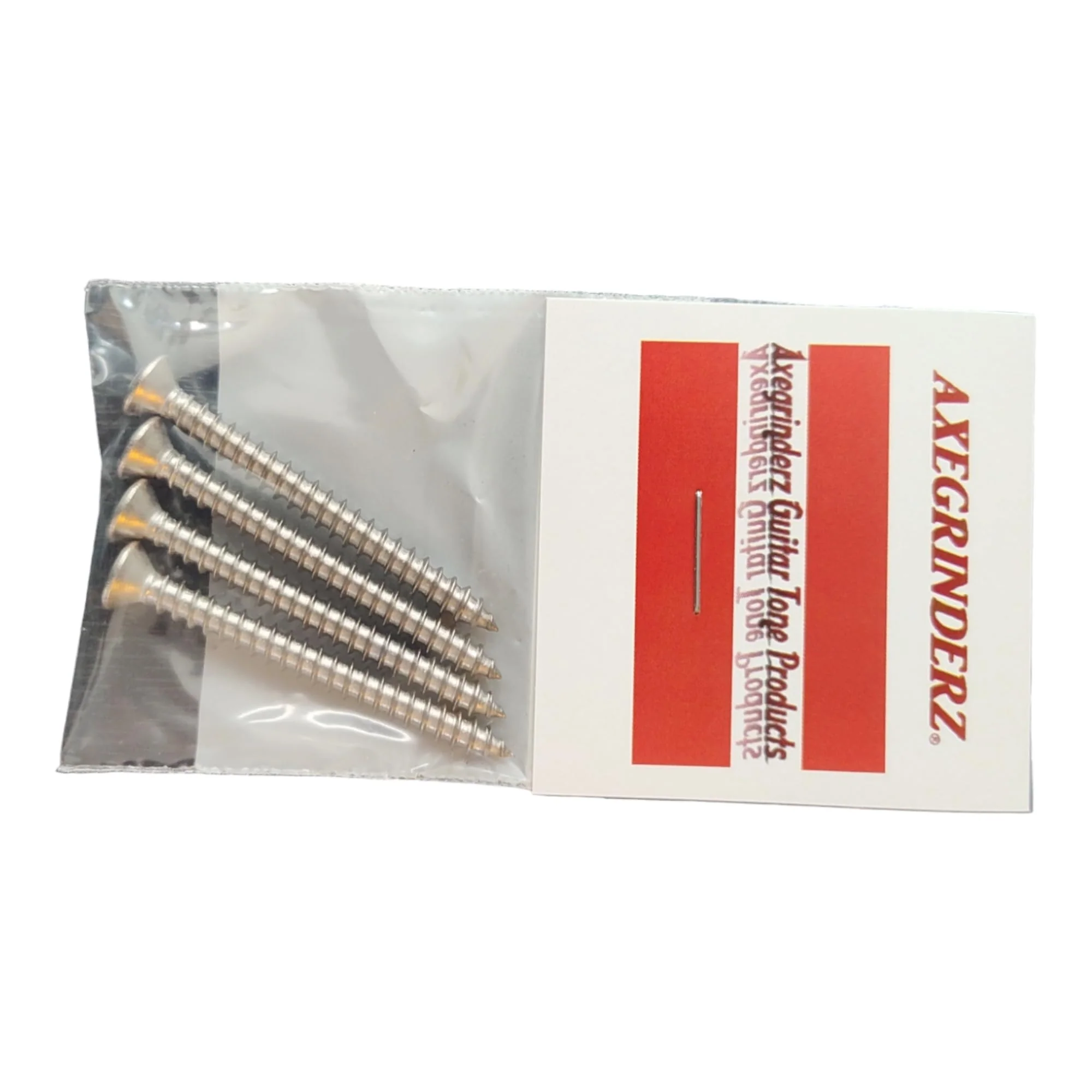 4 Pack Stainless Steel Long Guitar Neckplate Screws 1-3/4 inch X #8 Made in USA