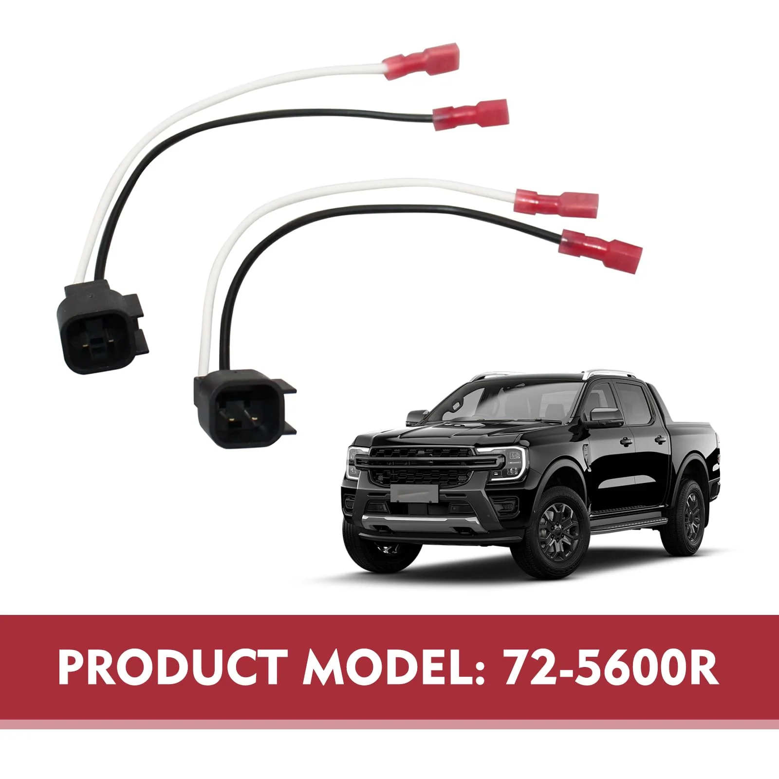 4 PCS Car Speaker Wiring Harness Plug Connector, 72-5600 Waterproof Shell Heat-Resistant Copper Core Plug and Play Audio Accessories, Compatible with Ford Focus Chevrolet Mazda (Black) - Image 6