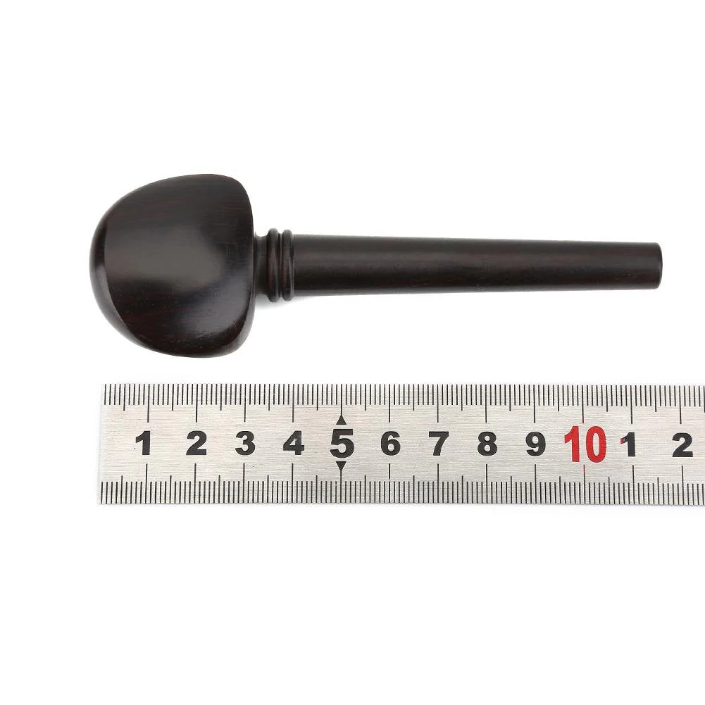 4 Pcs Cello Tuning Pegs, Ebony Wood No Hole Cello Peg for 4/4 Cello - Image 6