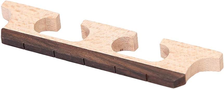 4-String Banjo Bridge Ebony Maple Bridge Banjo Banjolele Parts Accessories 2Pcs 4-String Bridge - Image 5