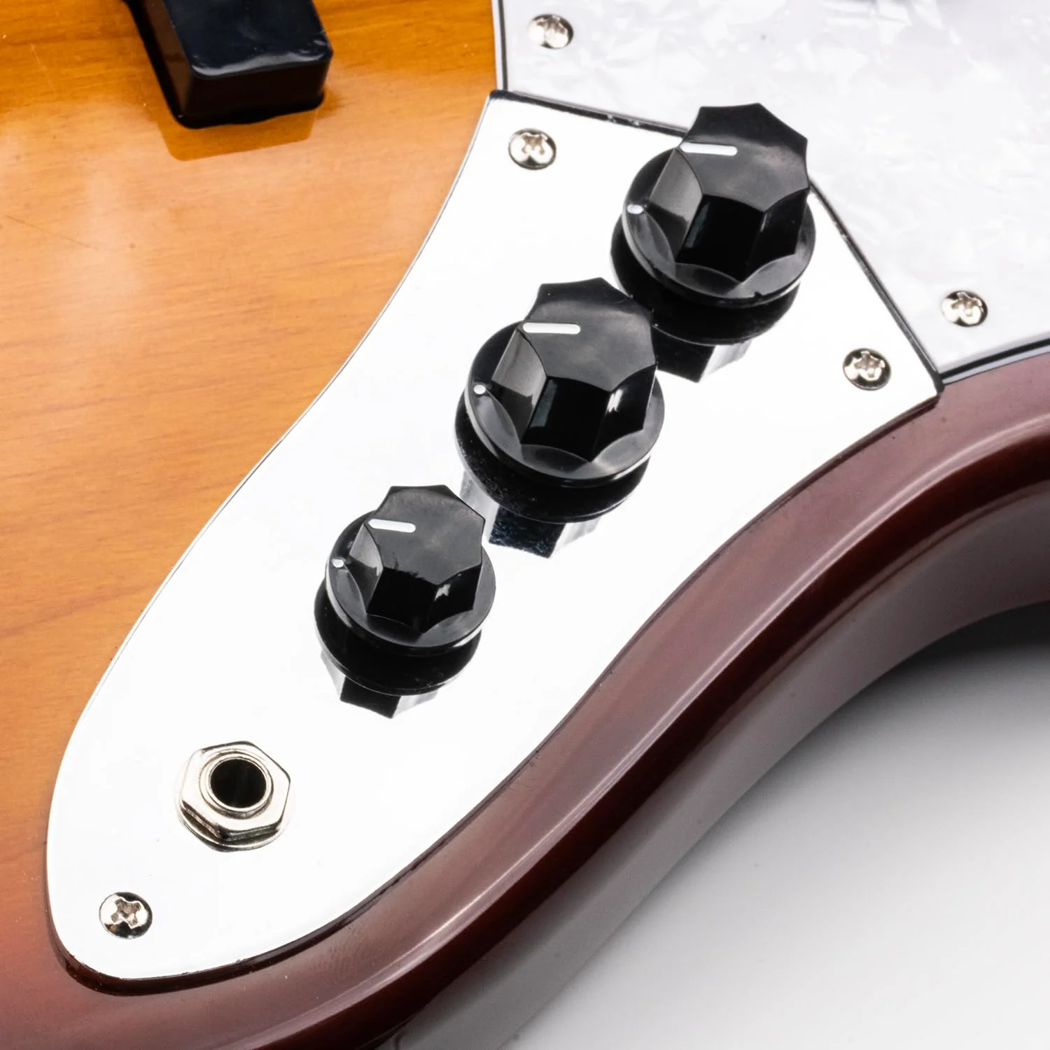 4-String Electric Bass Fixed Bridge - Gold Brass Saddles for Enhanced Sustain, Designed for Fender Jazz/Precision Bass - Image 6