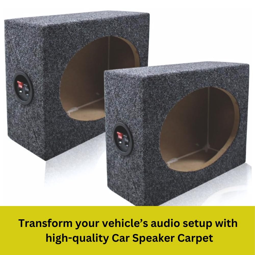 40" x 40" Speaker Box Carpet Car Sub Woofer Trunk Liner Felt Black Fabric for RV, Boat, Truck, Automotive Interior, Marine, Home Floor (Grey) 40" x 40" GREY - Image 2