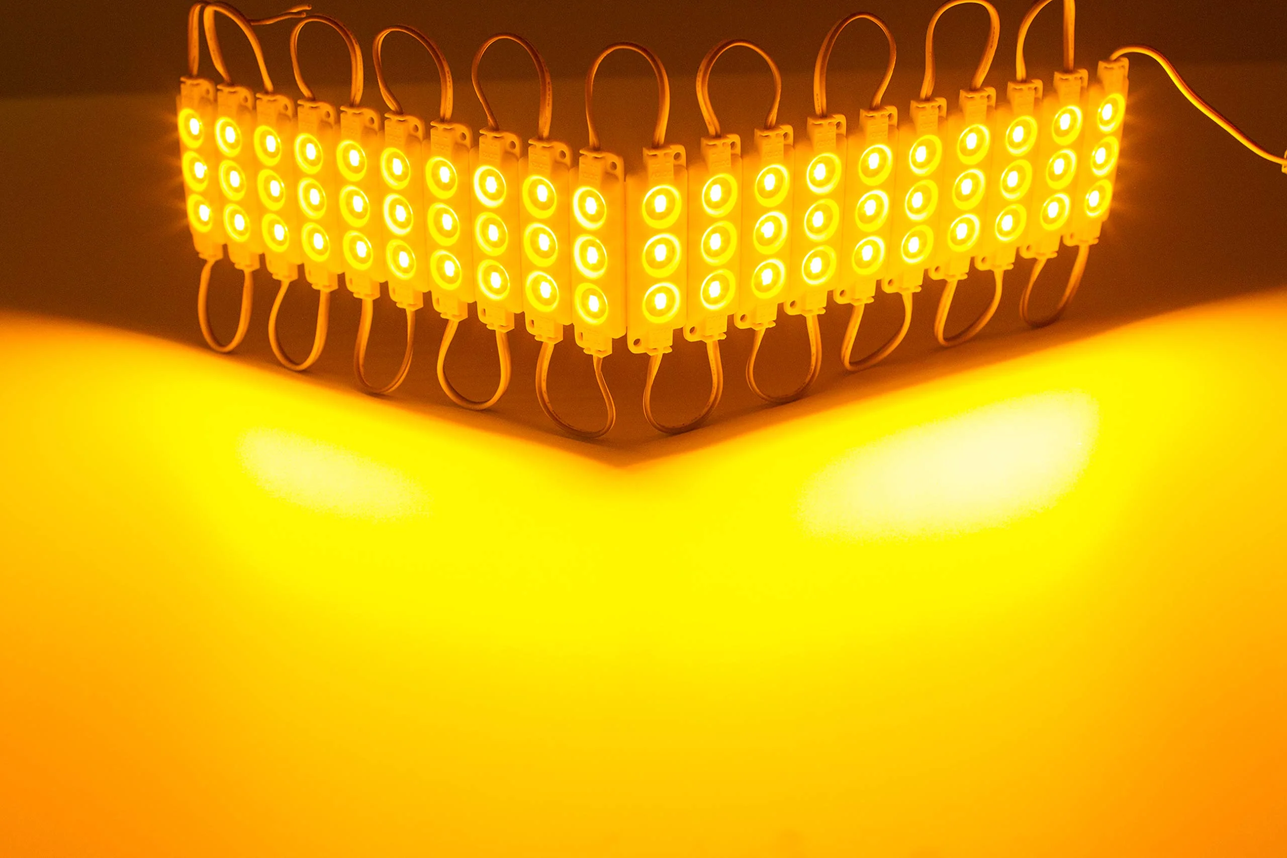 40ft Storefront Orange LED Light Super Bright 5630 Module with UL 12v 6 Amps AC Power Package - Image 3