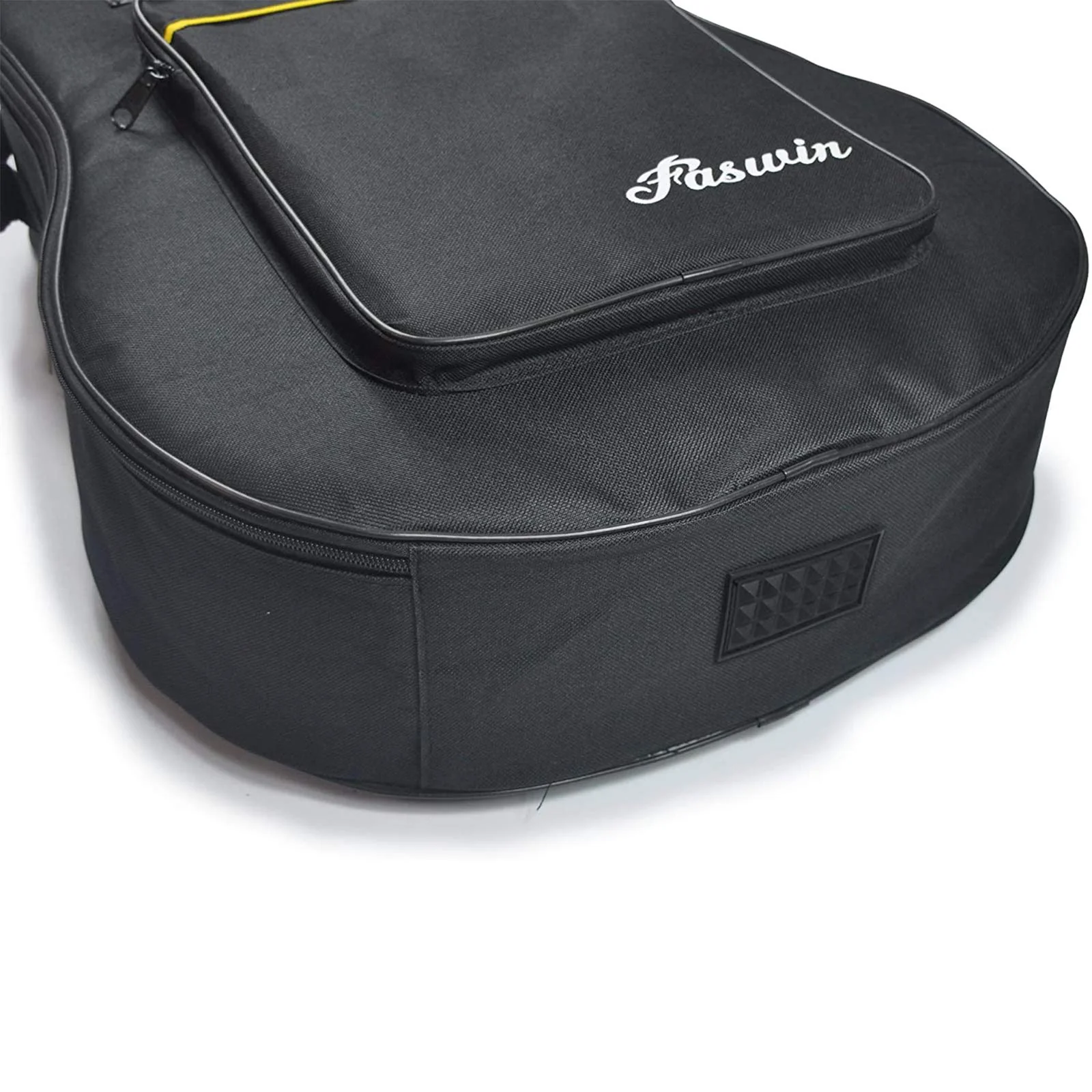 41 Inches Guitar Bag Dual Adjustable Shoulder Strap Acoustic Guitar Gig Bag, Guitar Case Waterproof Oxford Cloth 0.3 Inch Thicken Sponge Pad, Black - Image 6