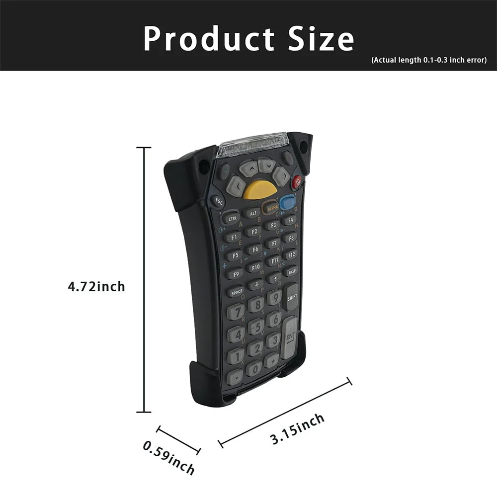 43-Keys MC9090 MC9190 MC92N0 Standard Keypad Replacement for Zebra Symbol MC9090-G MC9090-K MC9094-K MC9090-Z RFID Barcode Scanner Handheld Mobile Computer, Portable Accurate Keyboard - Image 7