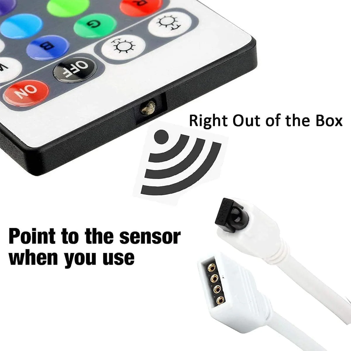 44 Keys RGB LED Light Strip Remote Controller Infrared Led Light Remote Replacement for SMD 5050 2835 3528 Led Strip Lights 1 remote - Image 7