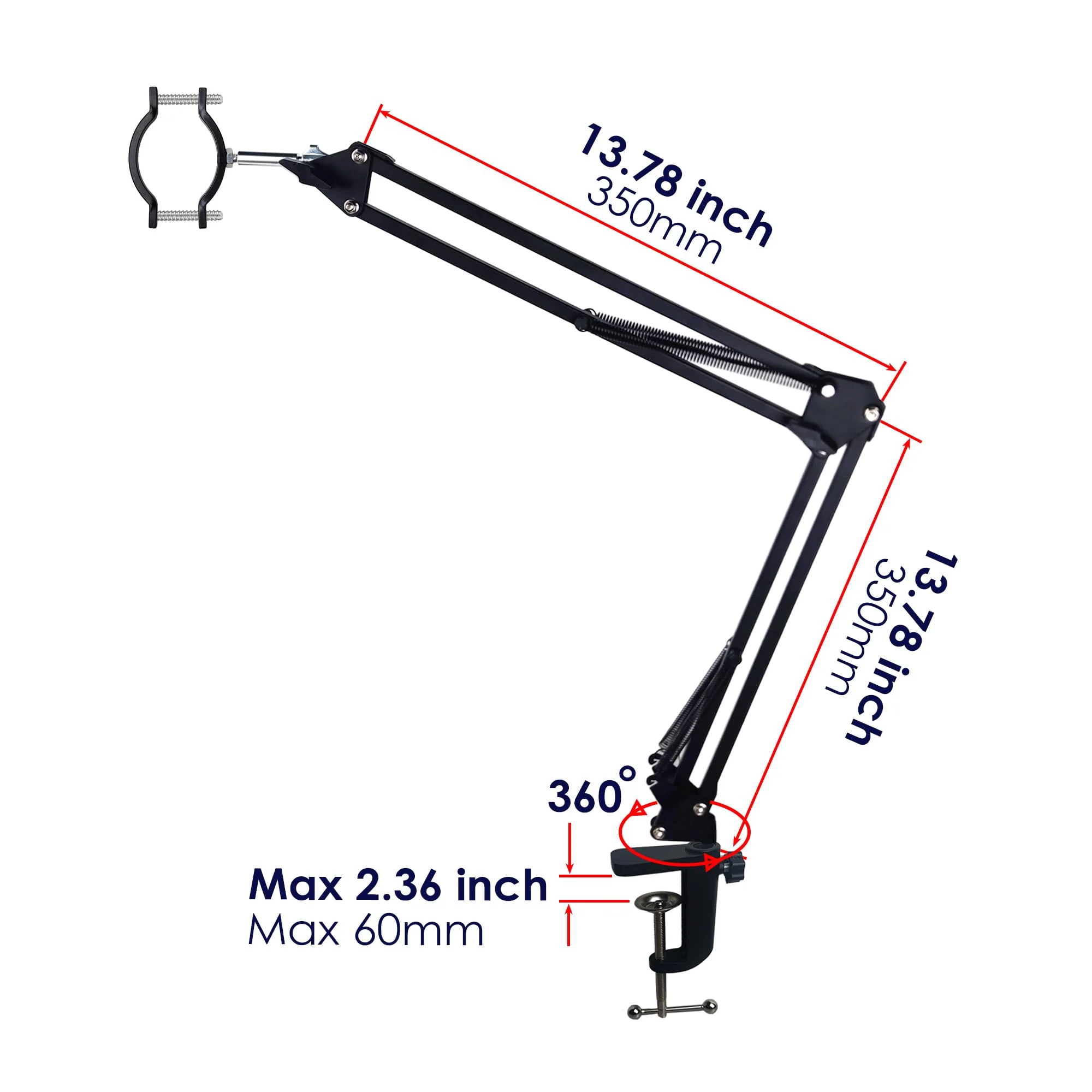 48MP 4K 1080P HDMI USB Digital Camera Electronic Microscope C Mount Lens Ring Stand Spot Light for Phone Repair Soldering Tools(Only Ring Stand) - Image 4