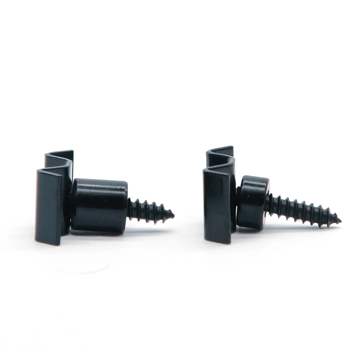 4PCS Metal Vintage Style Guitar String Trees Guides Retainers for Fender Strat or Tele Style Electric Guitar (Black) Black - Image 2