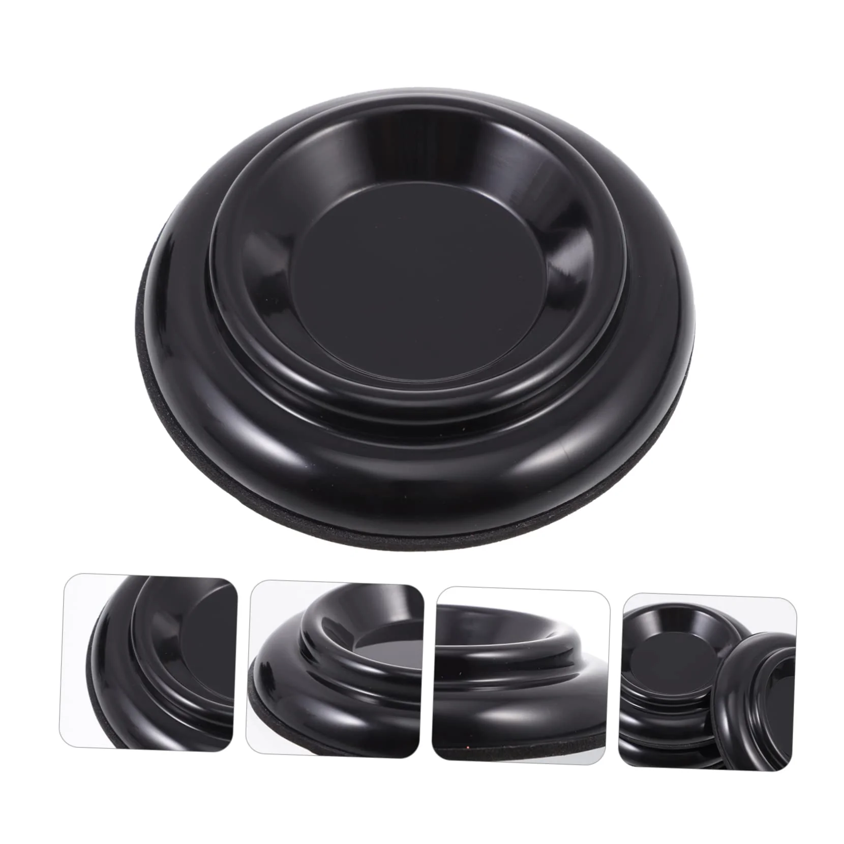 4pcs Piano Mat Piano Coaster Furniture Table Feet Caps Piano Caster Mat Piano Foot Leg Mat Piano Caster Pads Round Place Mats Piano Feet Pads Anti-Noise Abs Sound Insulation Mat - Image 4