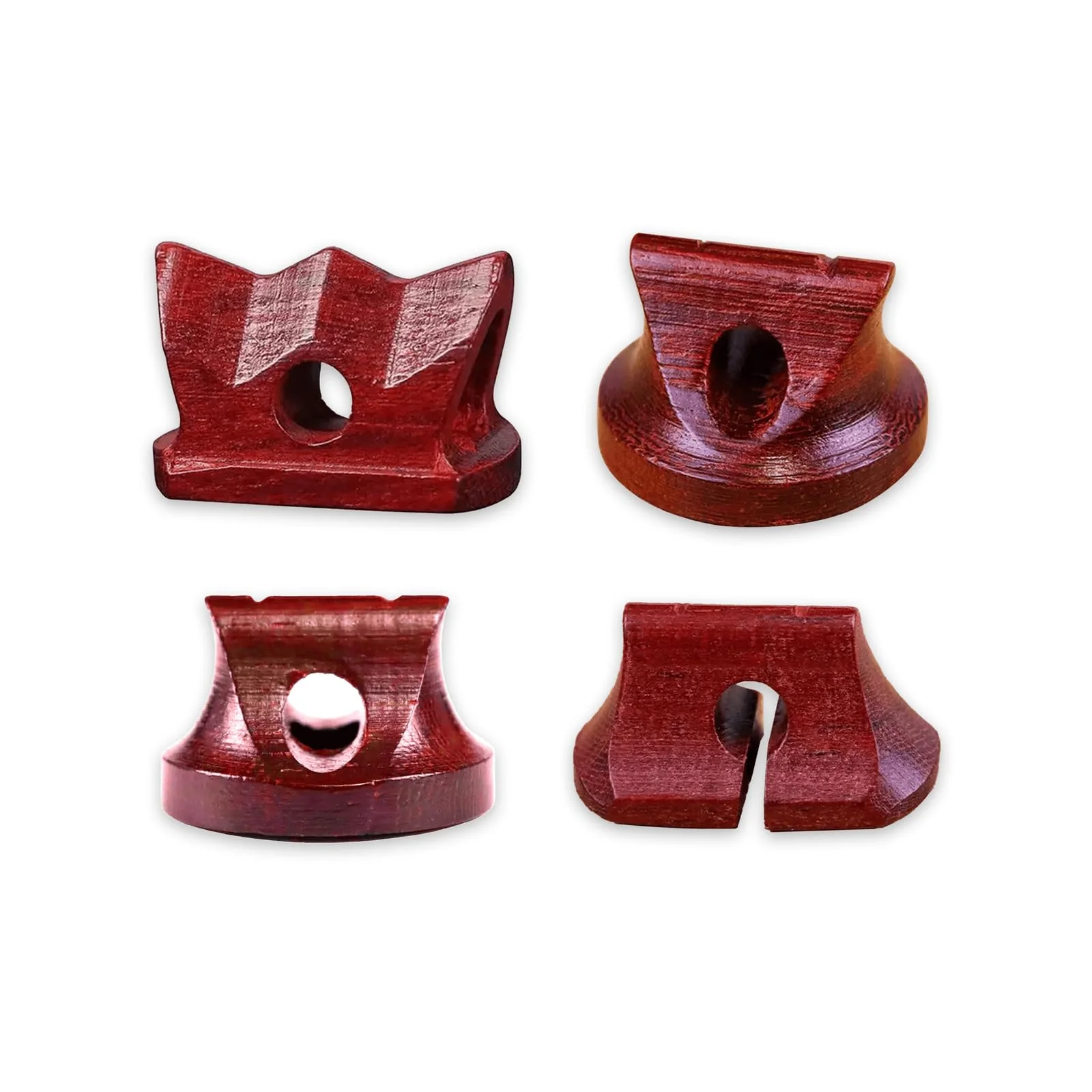 4pcs Professional Sandalwood Erhu Bridge Accessories for Enhanced Sound Replacement Parts for Erhu Performers Bridge*4