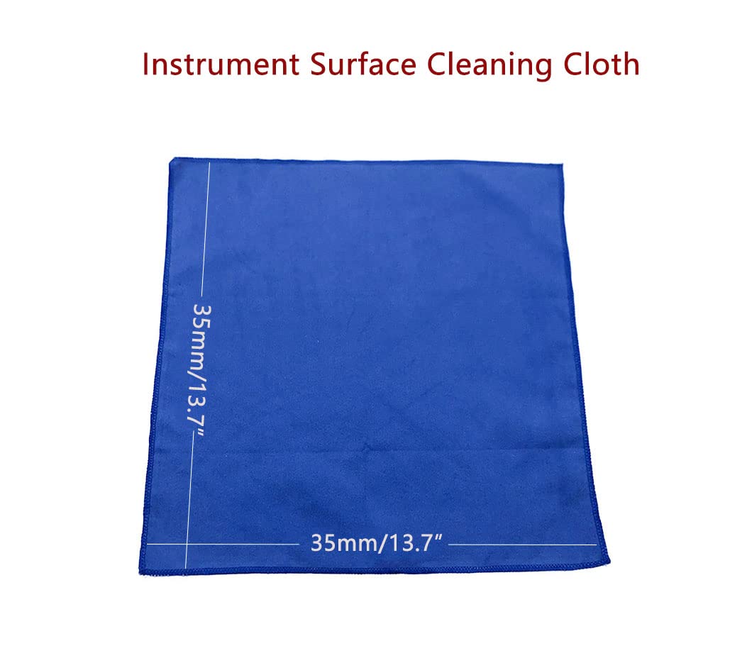4pcs Saxophone Cleaning Care Kit Includes Cleaning Cloth, Mouthpiece Neck Swab Inside Tube Cleaning Cloth and Mouthpiece Brush for Alto Tenor Sax Clarinet Flute and Wind & Woodwind instrument - Image 6