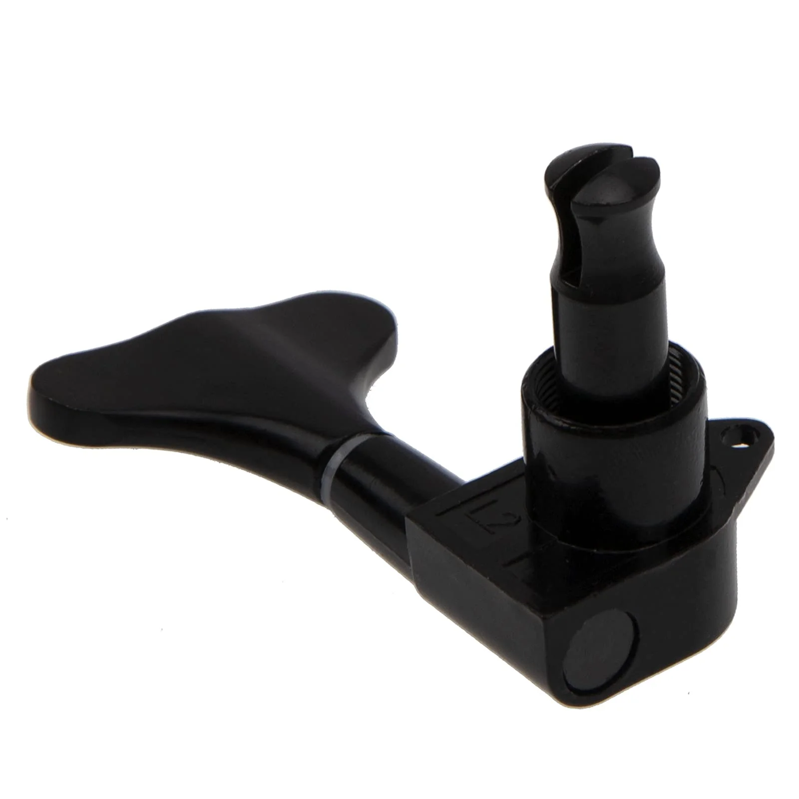 4Pcs Yootones Sealed Bass Tuning Pegs Machine Heads 2R2L Compatible with Electric Bass Tuners Replacement Parts (Black) Black - Image 5