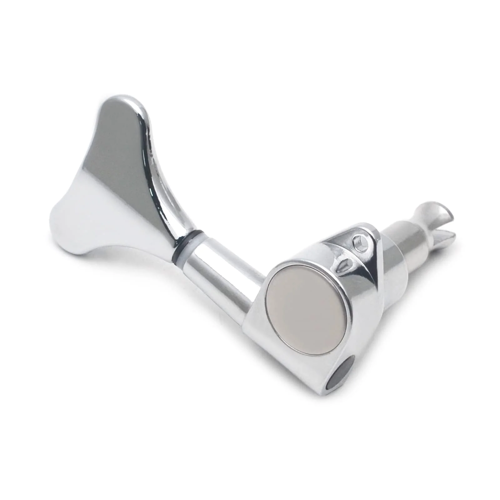 4R Electric Bass Guitar Sealed Tuning Pegs Tuners Machine Heads Tuning Keys/Buttons Guitar Parts Machine Head Tuners for Precision Bass and Jazz Bass (Chrome) Chrome - Image 5