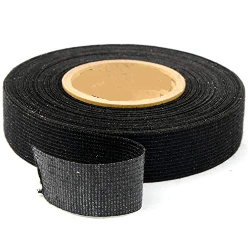 5 Rolls Wire Loom Harness Tape, Wiring Harness Cloth Tape, Wiring Loom Harness Adhesive Cloth Fabric Tap， Adhesive Fabric Tape for Automobile ，Wire harnessing Noise Damping Heat Proof(15 mm x 15 m) - Image 3