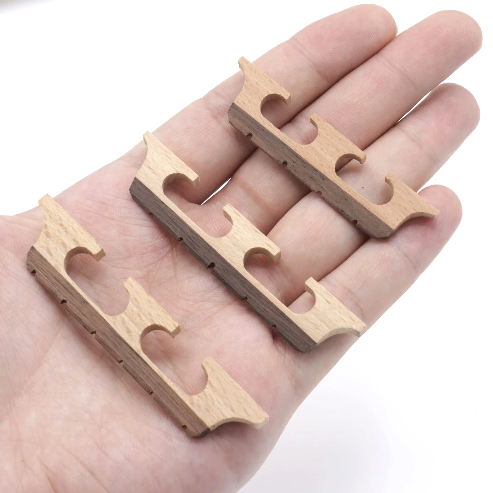 5-String Banjo Bridge, 2-Pack Ebony Maple Banjolele Bridges, Universal Fit Parts & Accessories 5 string - Image 3
